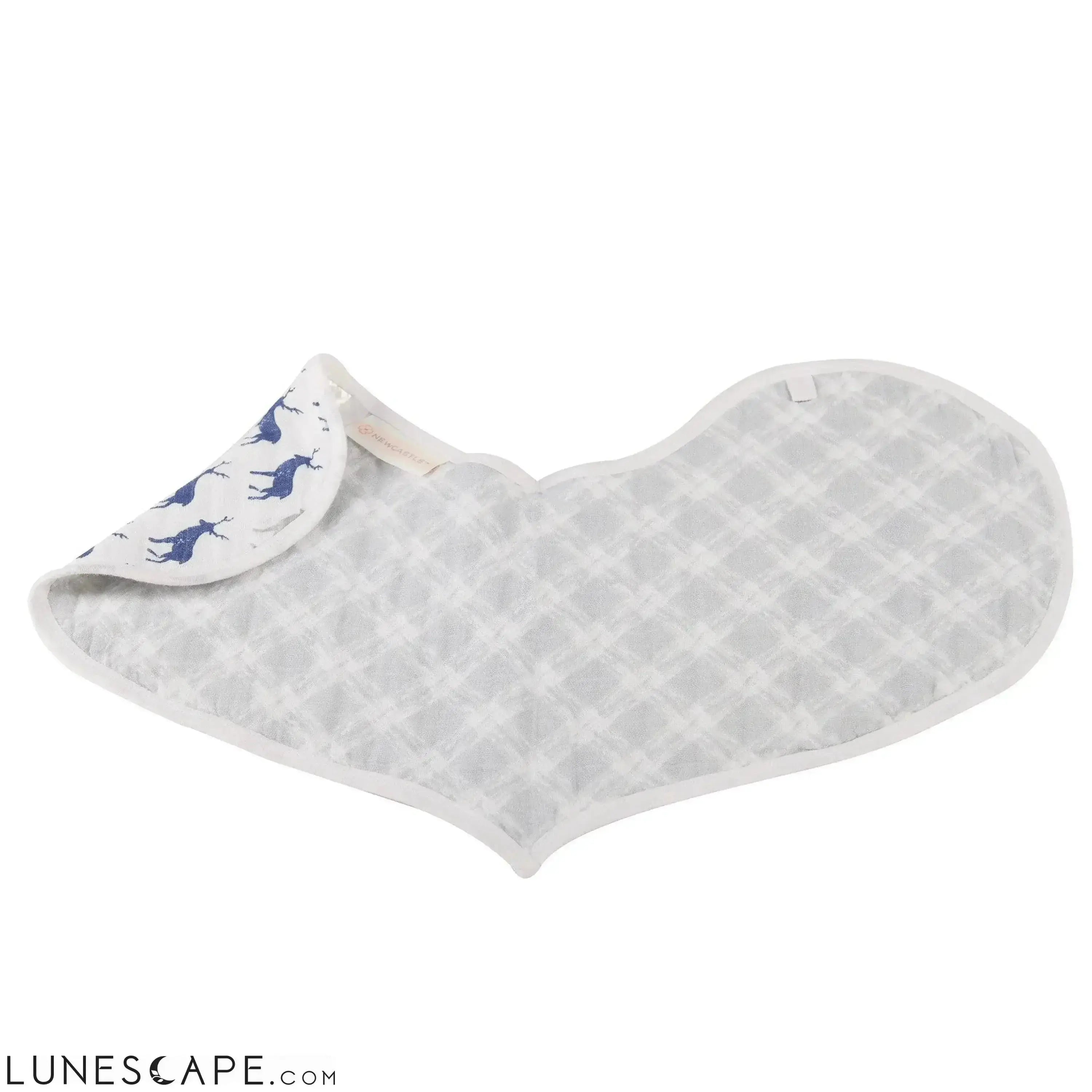 In The Wild Elephant Heart Bibs - Set of 2 LUNESCAPE