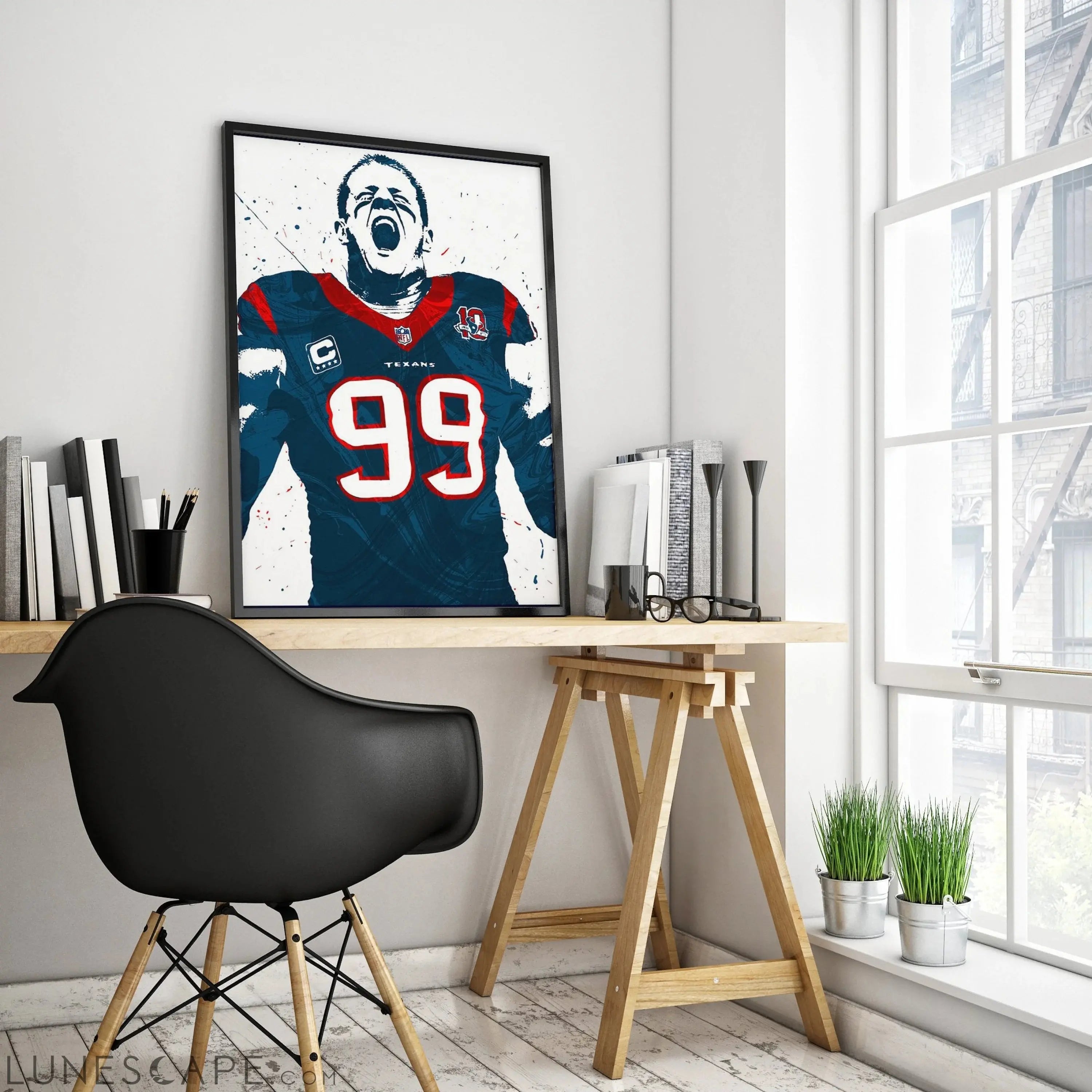 Jj Watt Wall Poster - Multiple Sizes LUNESCAPE