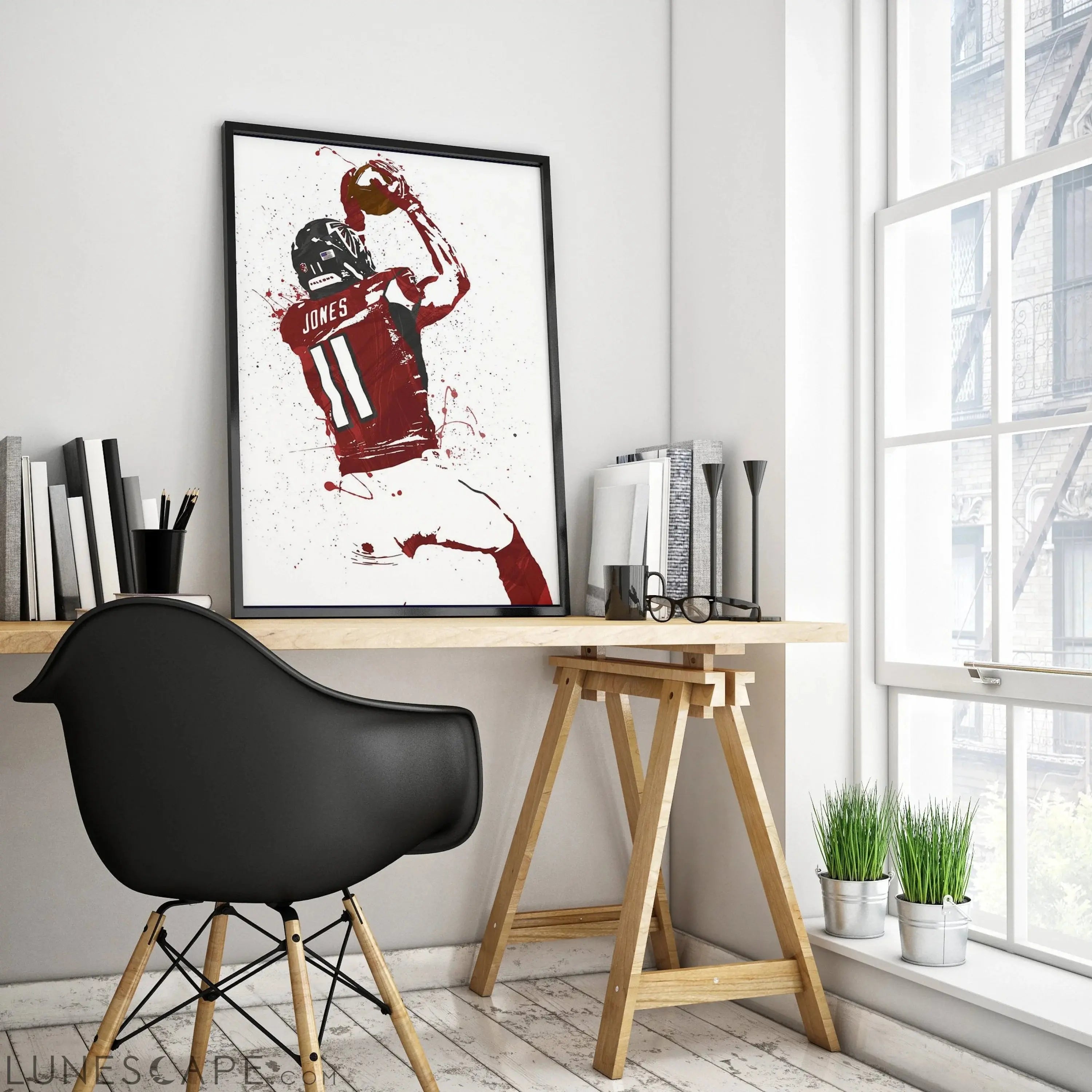 Julio Jones Poster LUNESCAPE