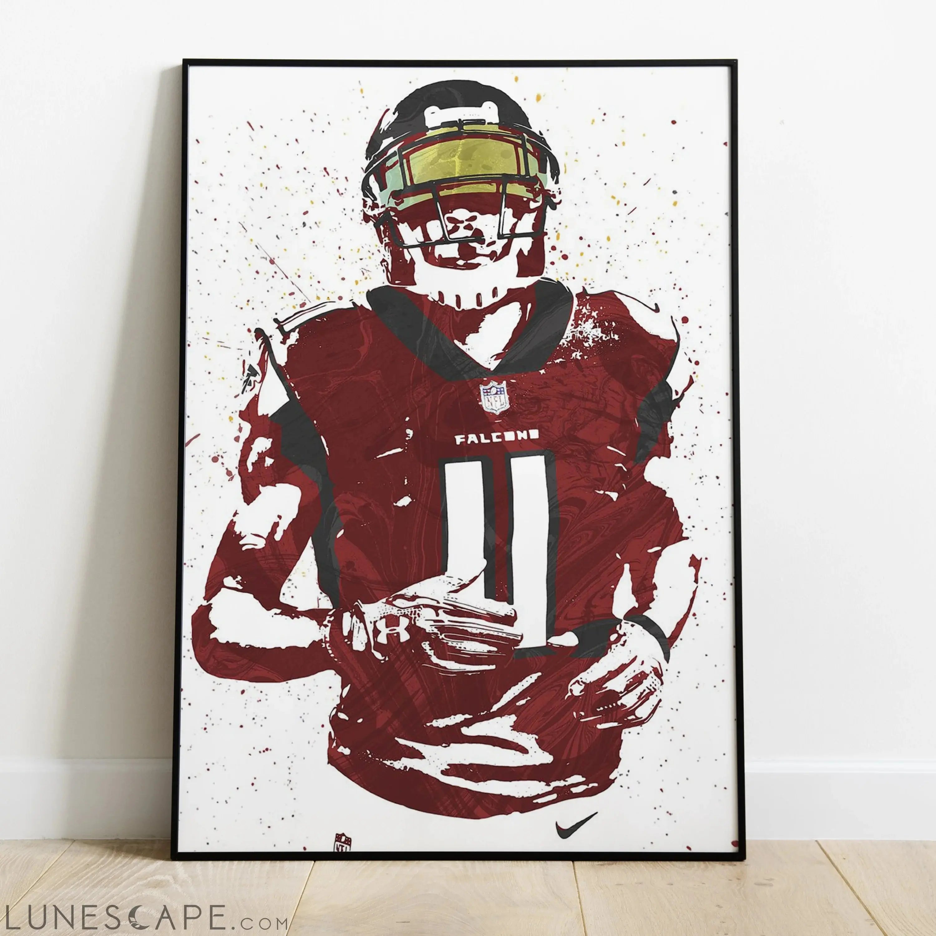 Julio Jones Wall Poster - Multiple Sizes LUNESCAPE