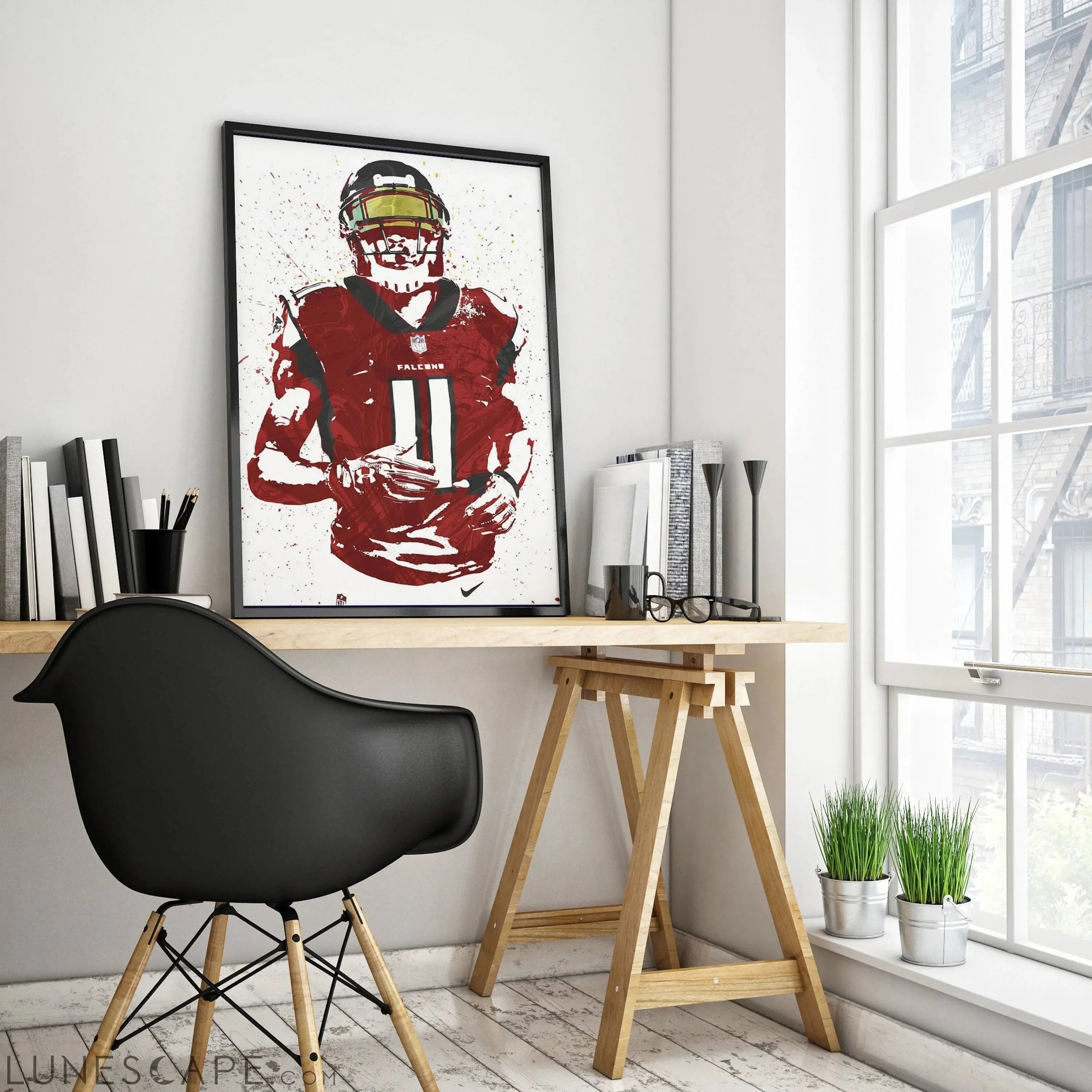 Julio Jones Wall Poster - Multiple Sizes LUNESCAPE