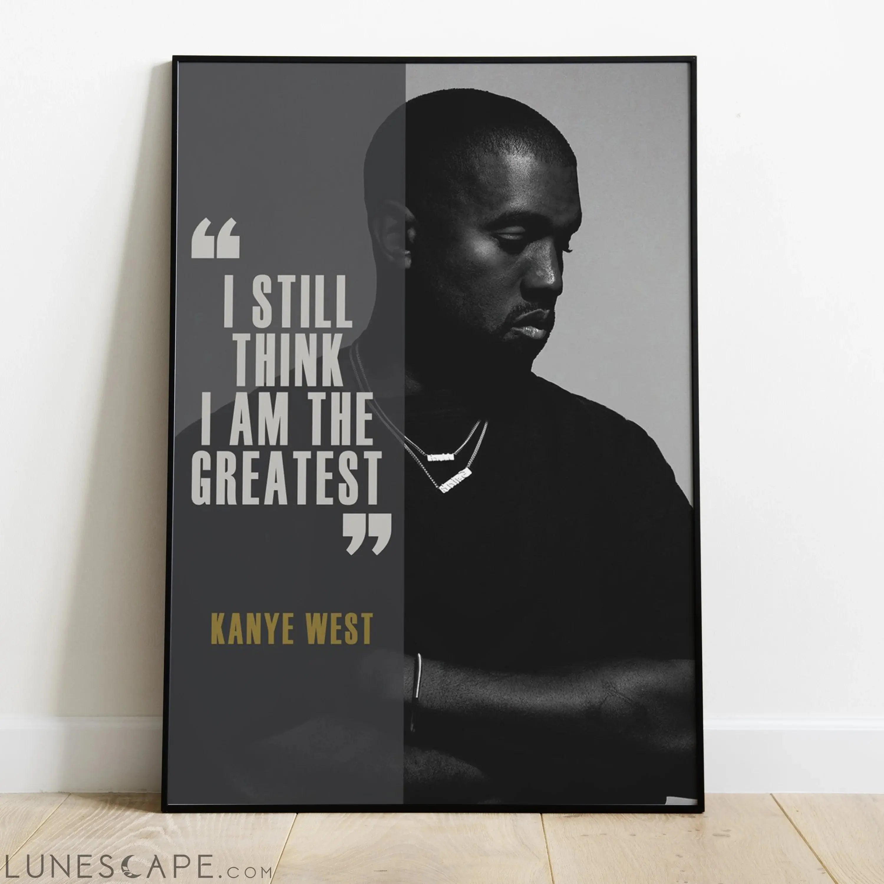 Kanye West Wall Poster - Multiple Sizes LUNESCAPE