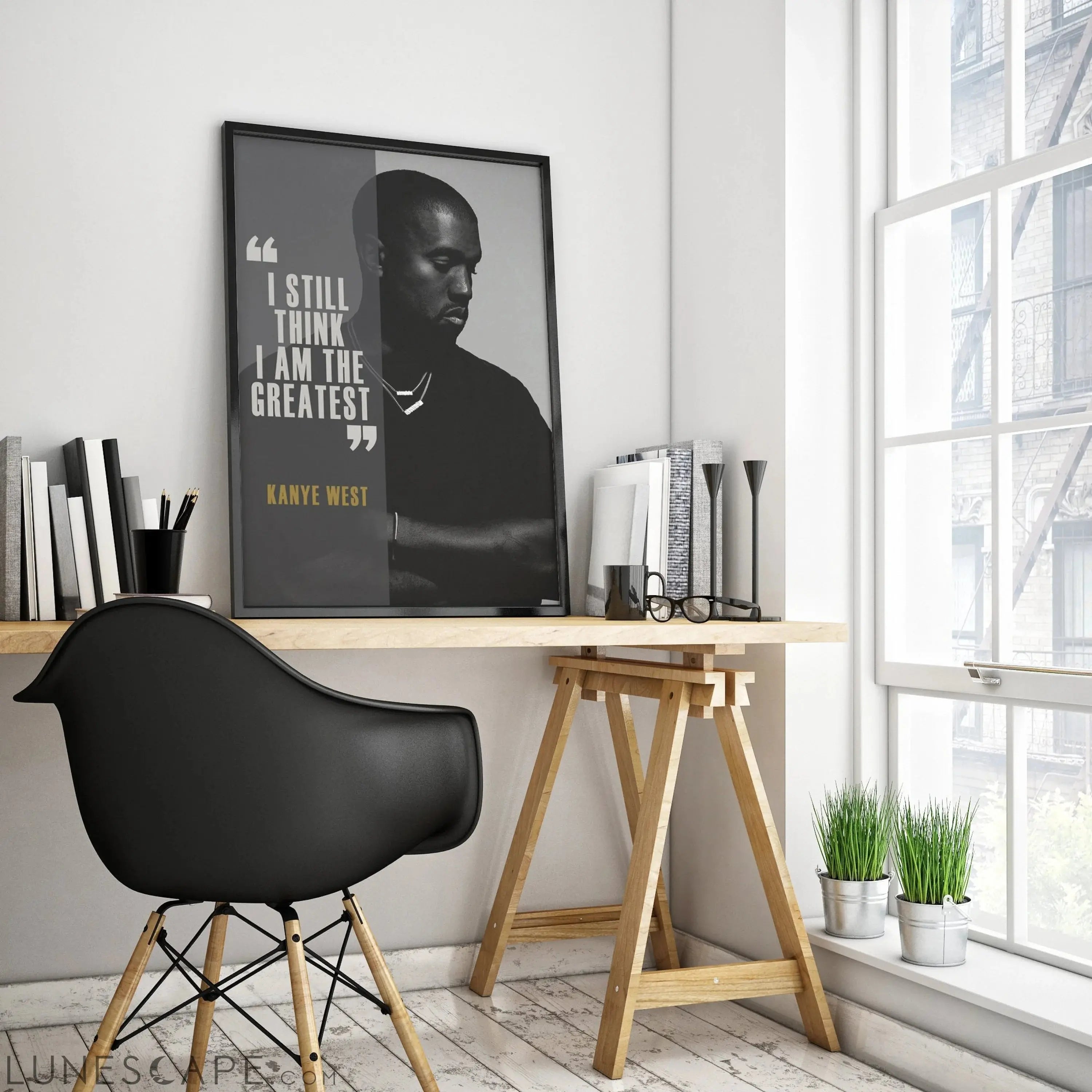 Kanye West Wall Poster - Multiple Sizes LUNESCAPE