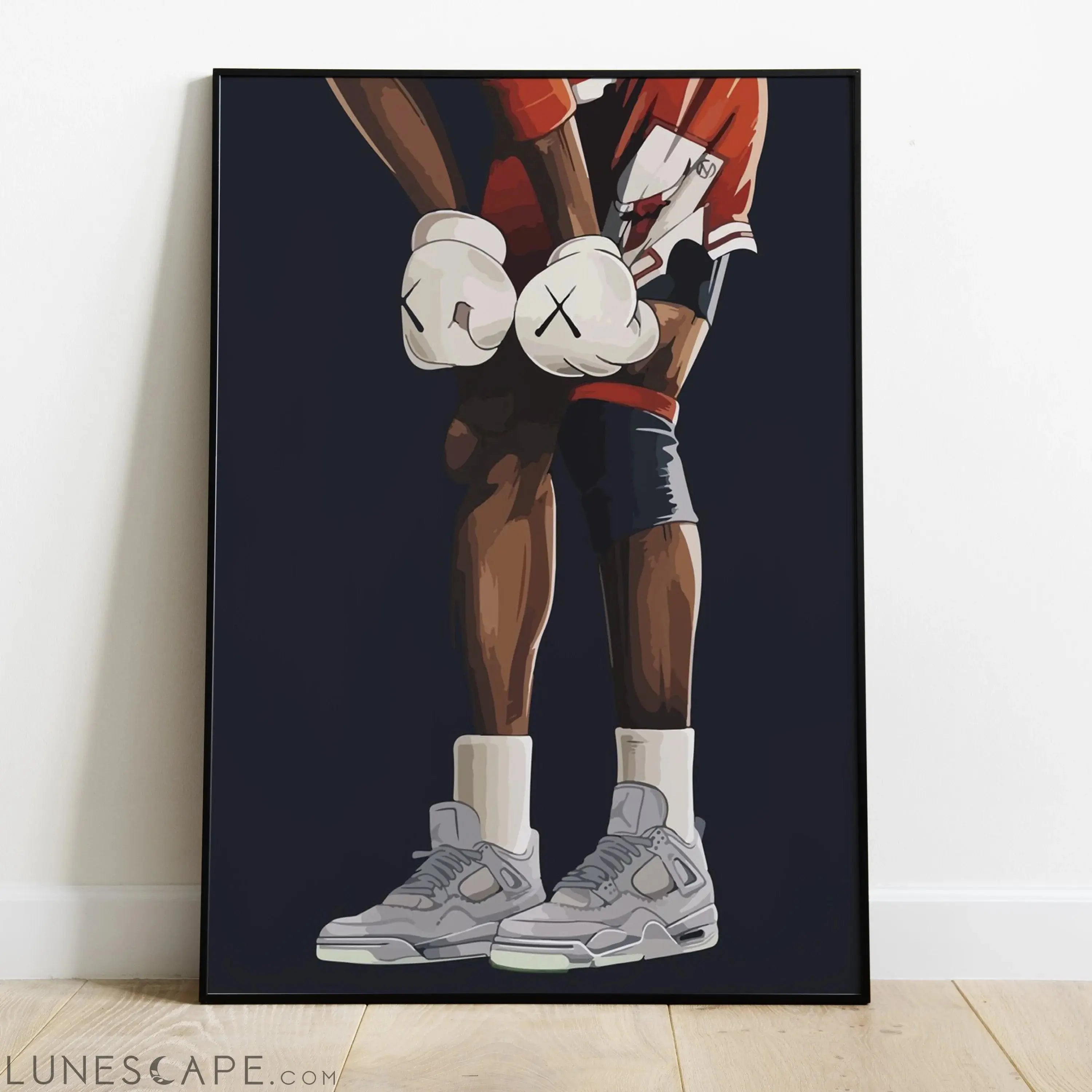 Kaws Jordan Poster LUNESCAPE