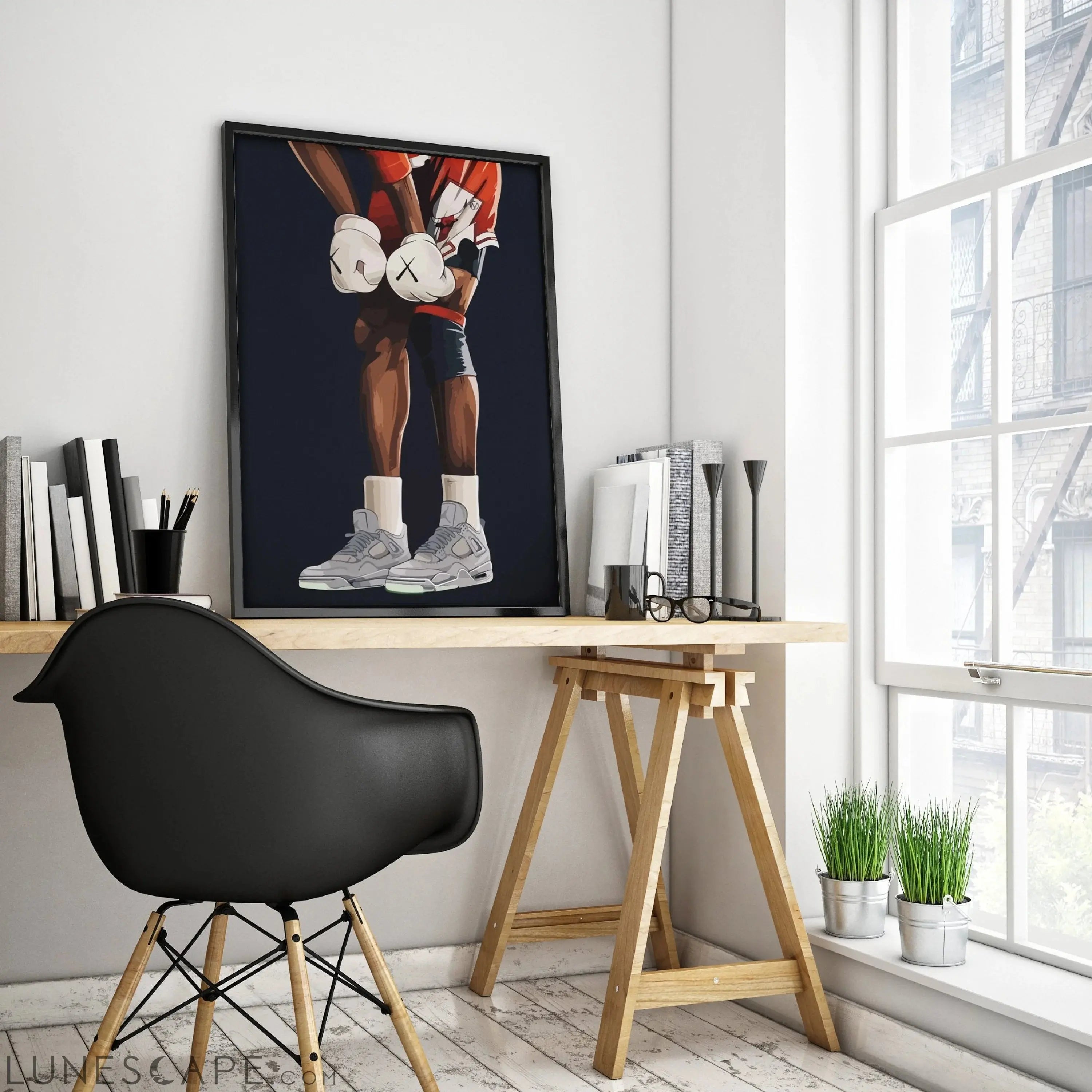 Kaws Jordan Poster LUNESCAPE