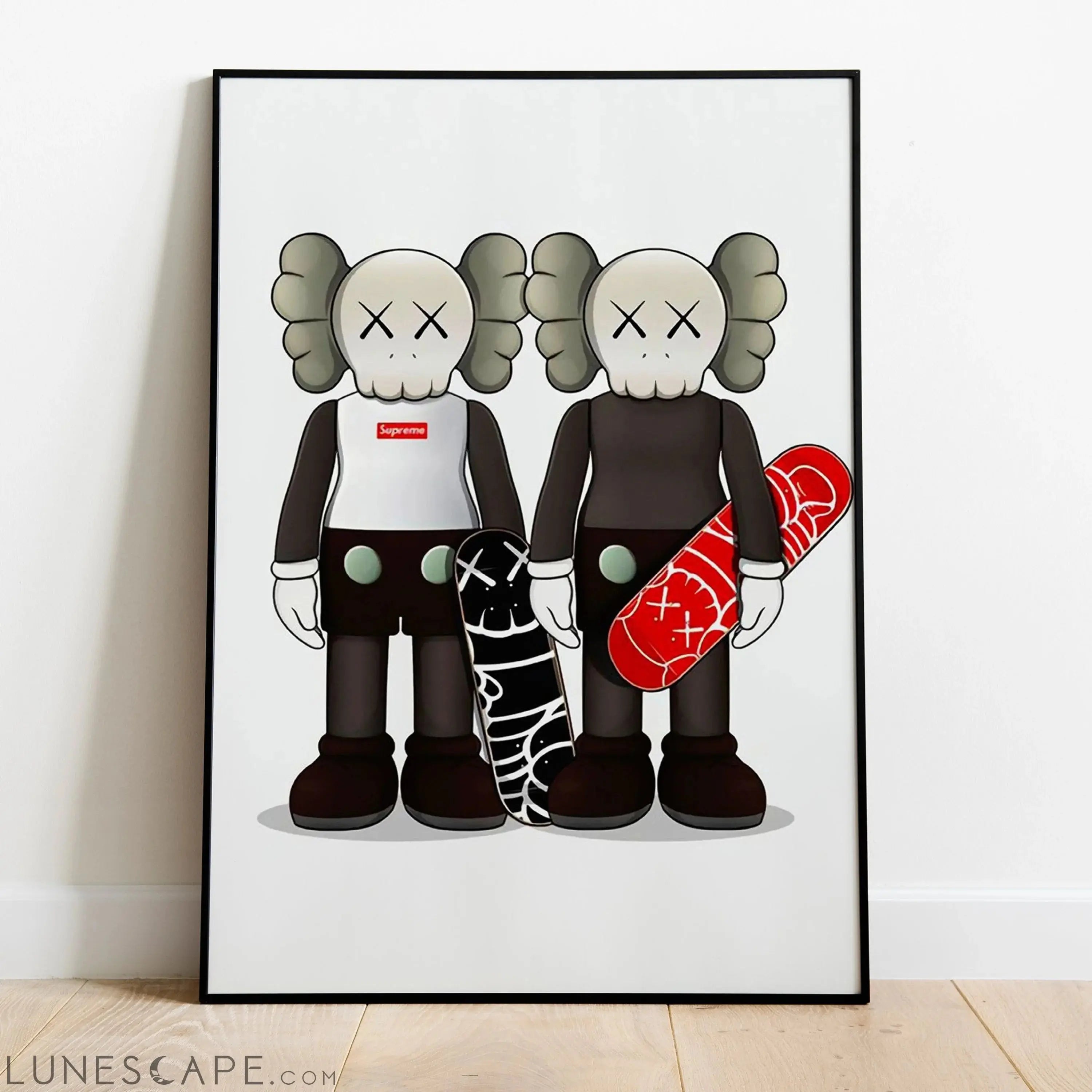 Kaws Supreme Poster LUNESCAPE