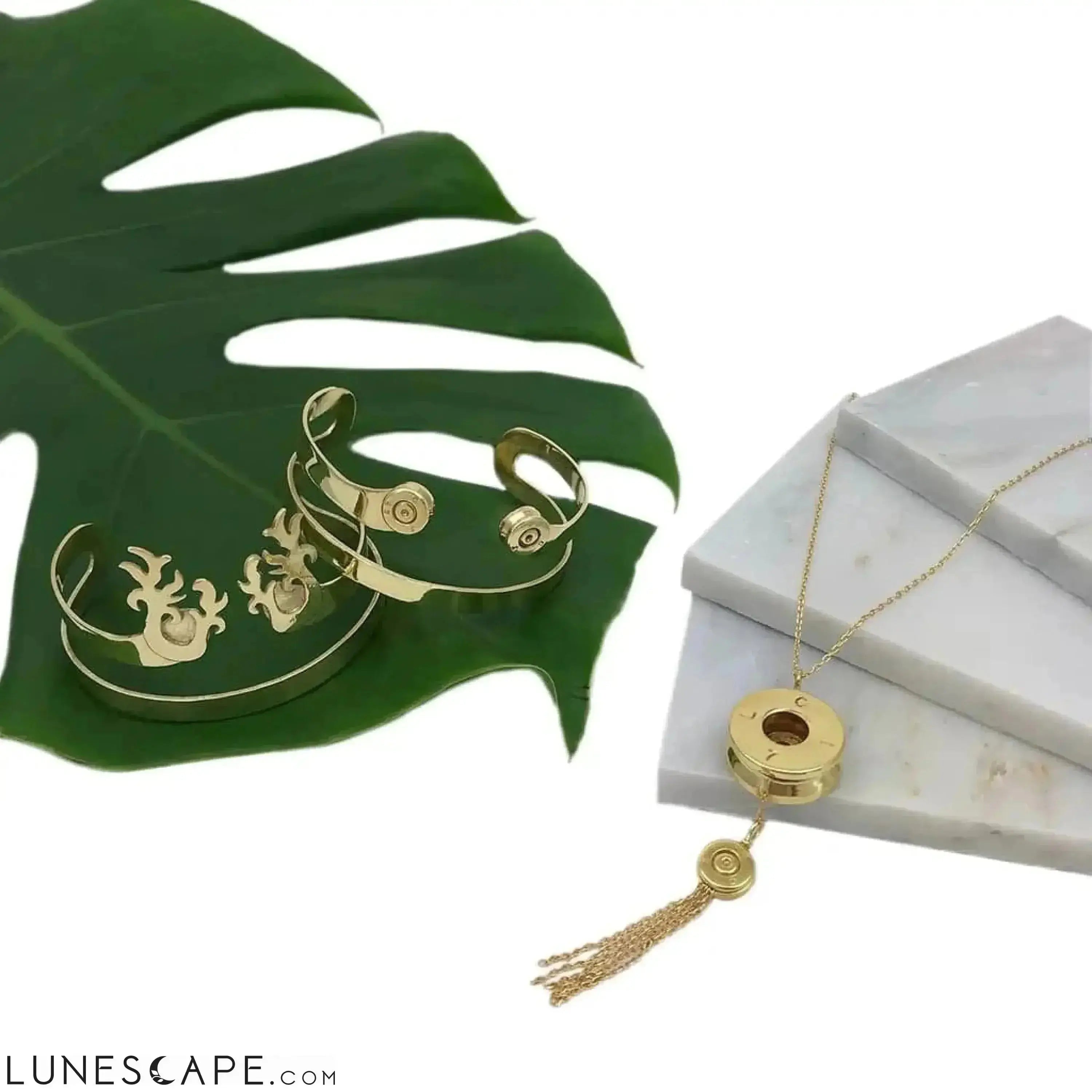 Khmer Leaf Bomb Cuff LUNESCAPE