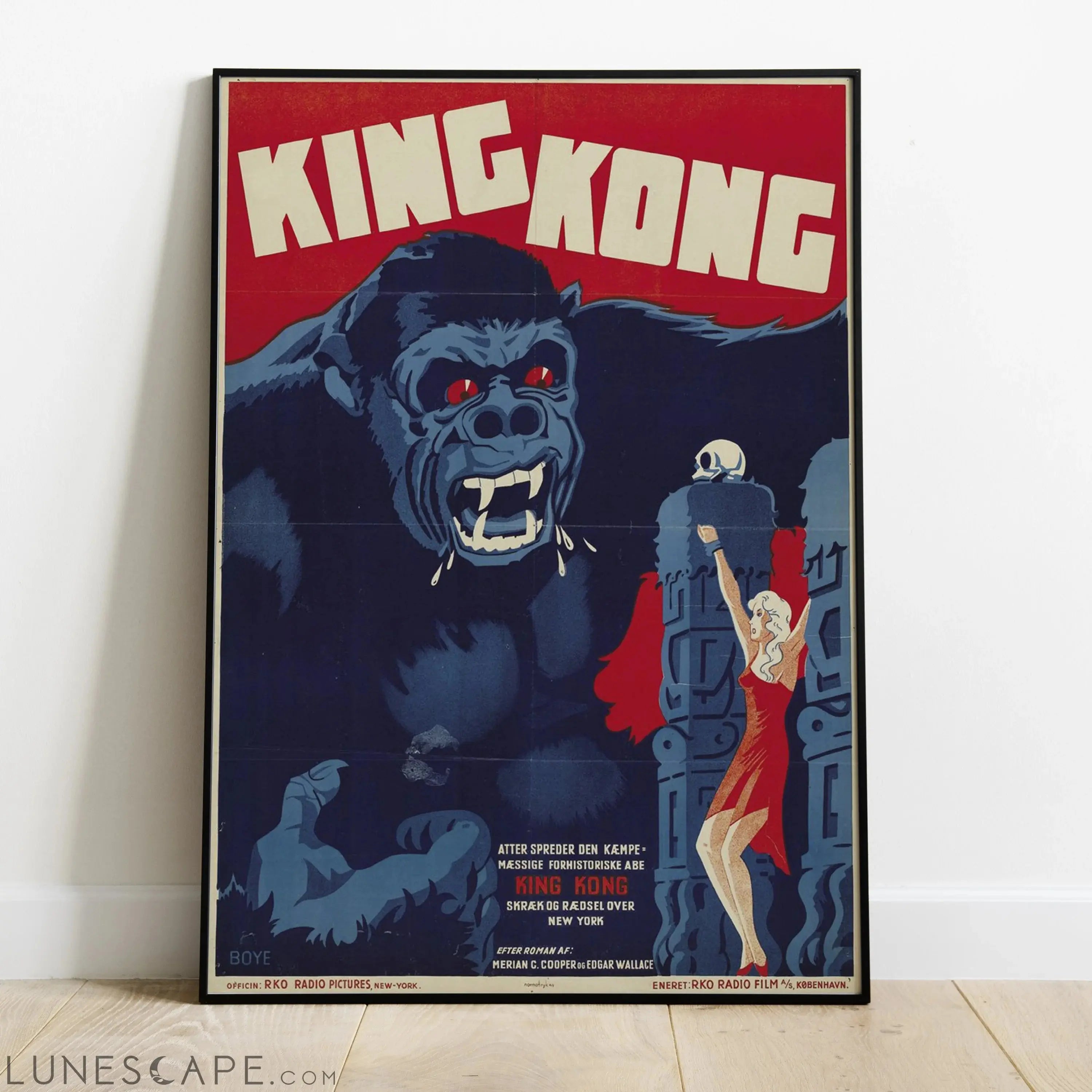 King Kong Wall Poster - Multiple Sizes LUNESCAPE