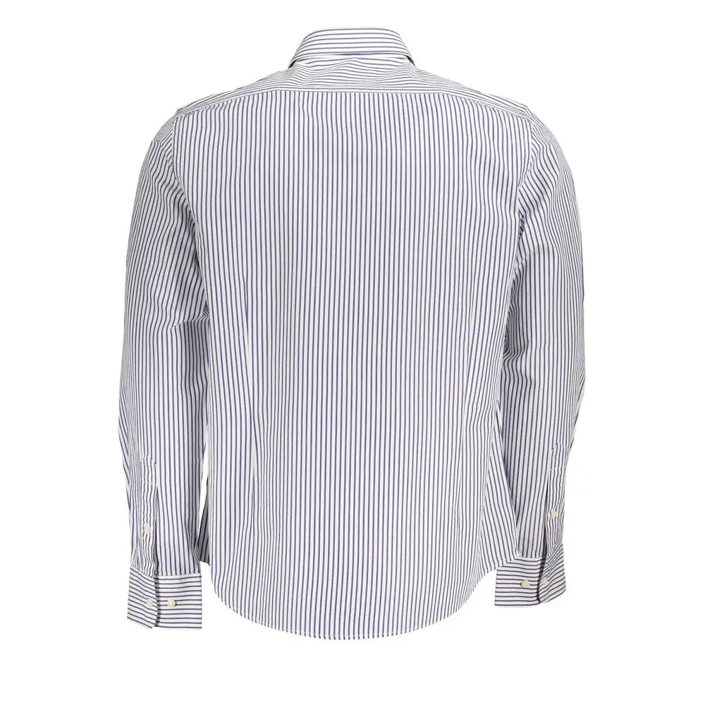 La Martina White Cotton Shirt LUNESCAPE