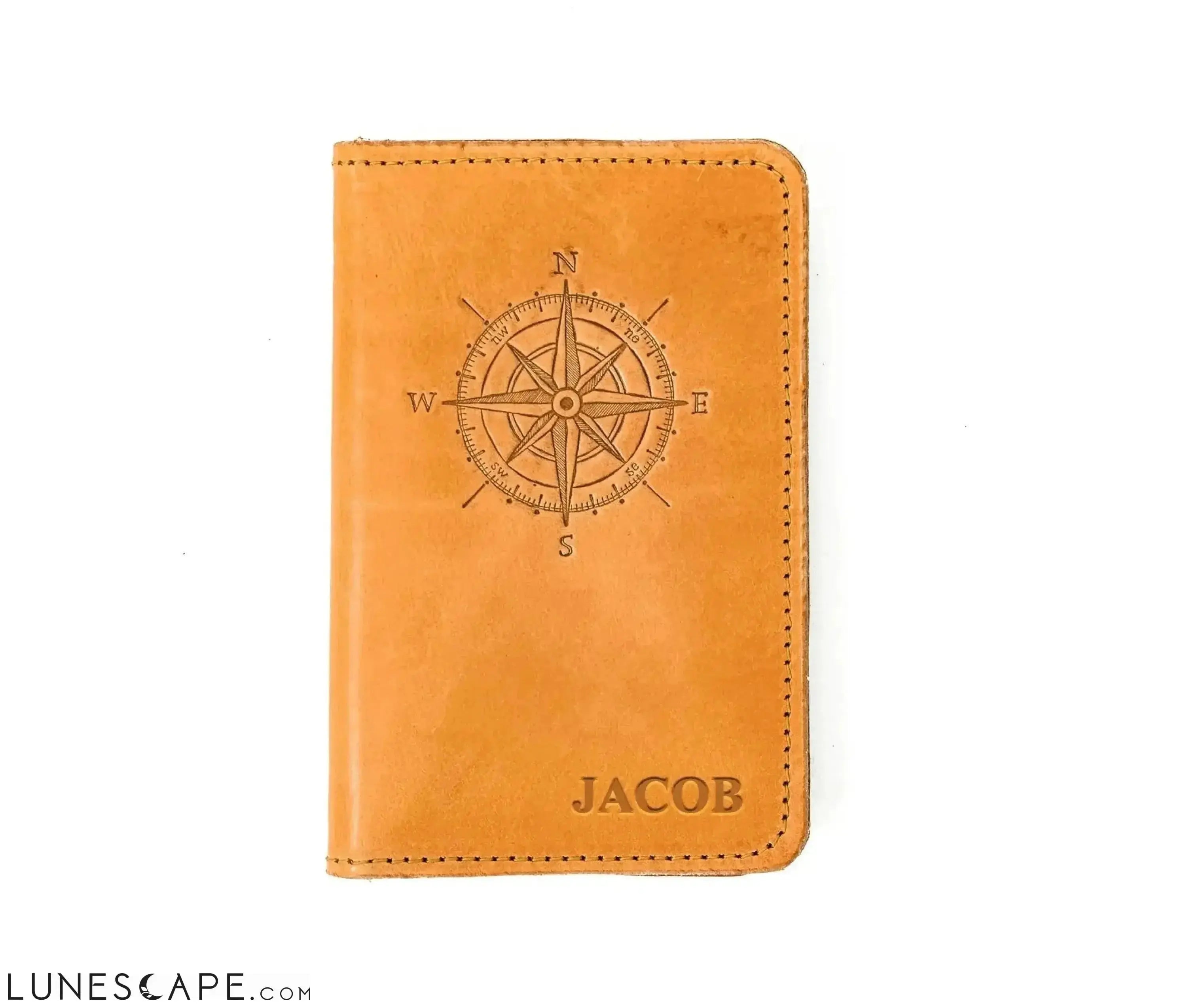 Leather Passport Cover LUNESCAPE