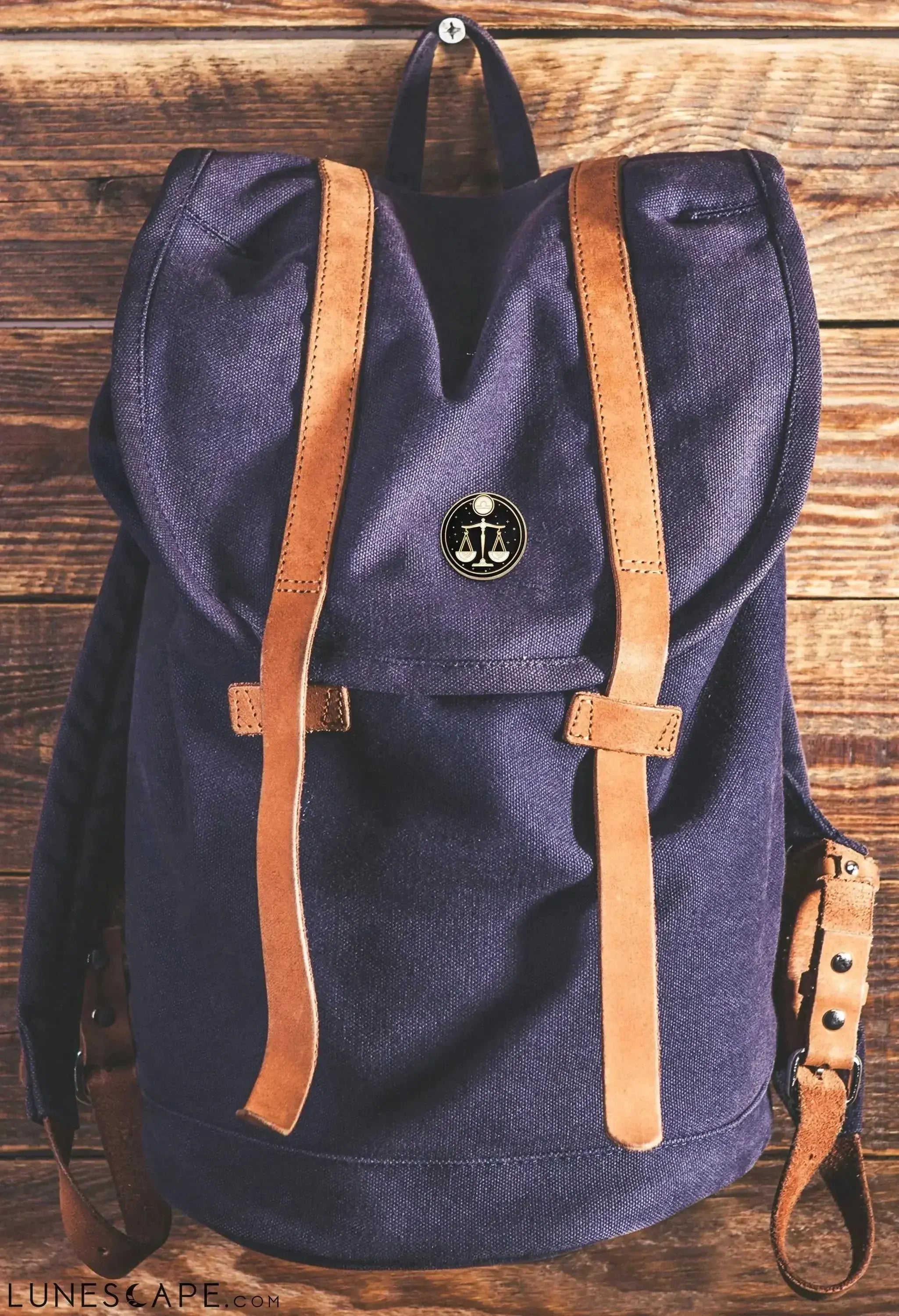Libra Zodiac Sign Enamel Pin LUNESCAPE