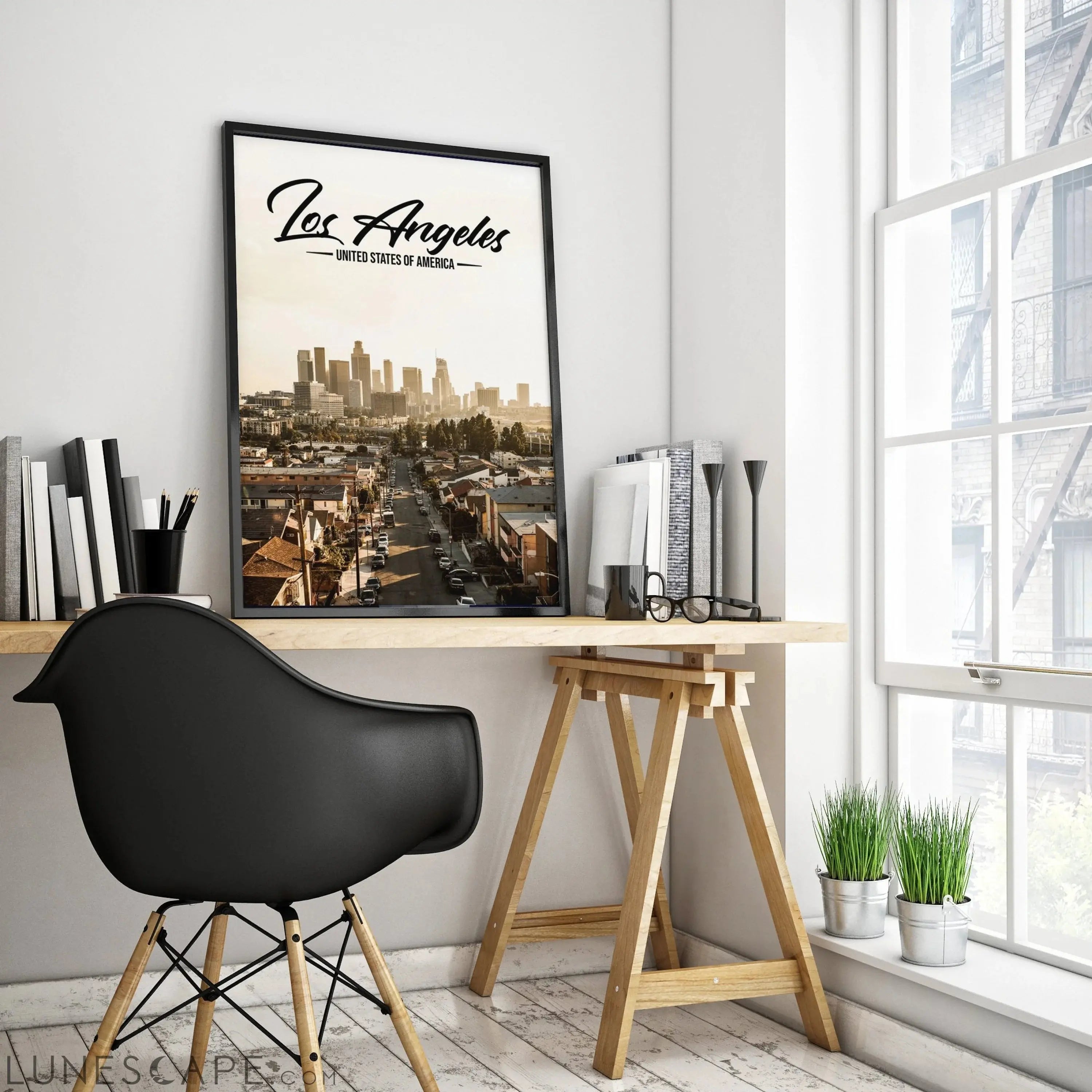 Los Angels CA Poster LUNESCAPE