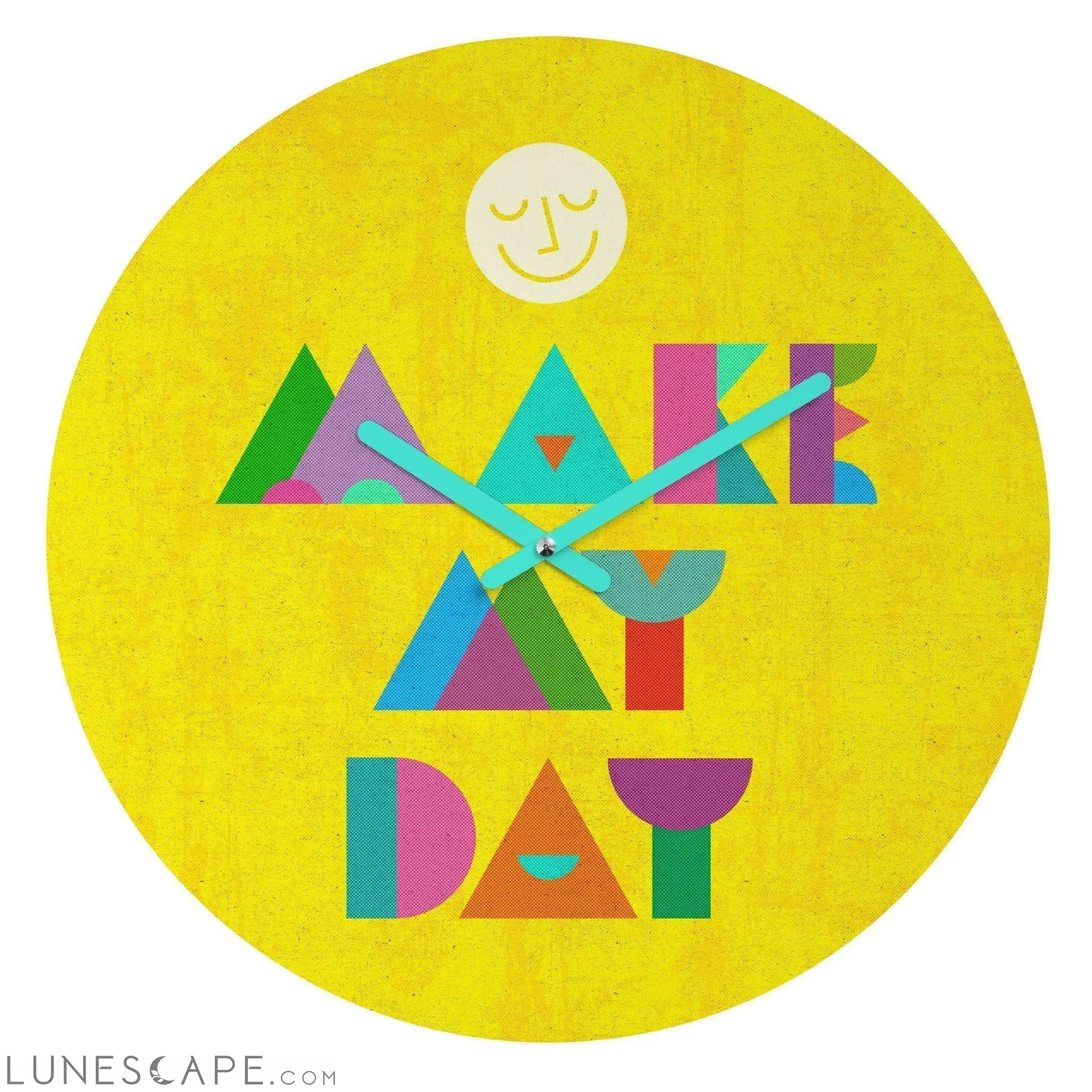 MAKE MY DAY WALL CLOCK LUNESCAPE