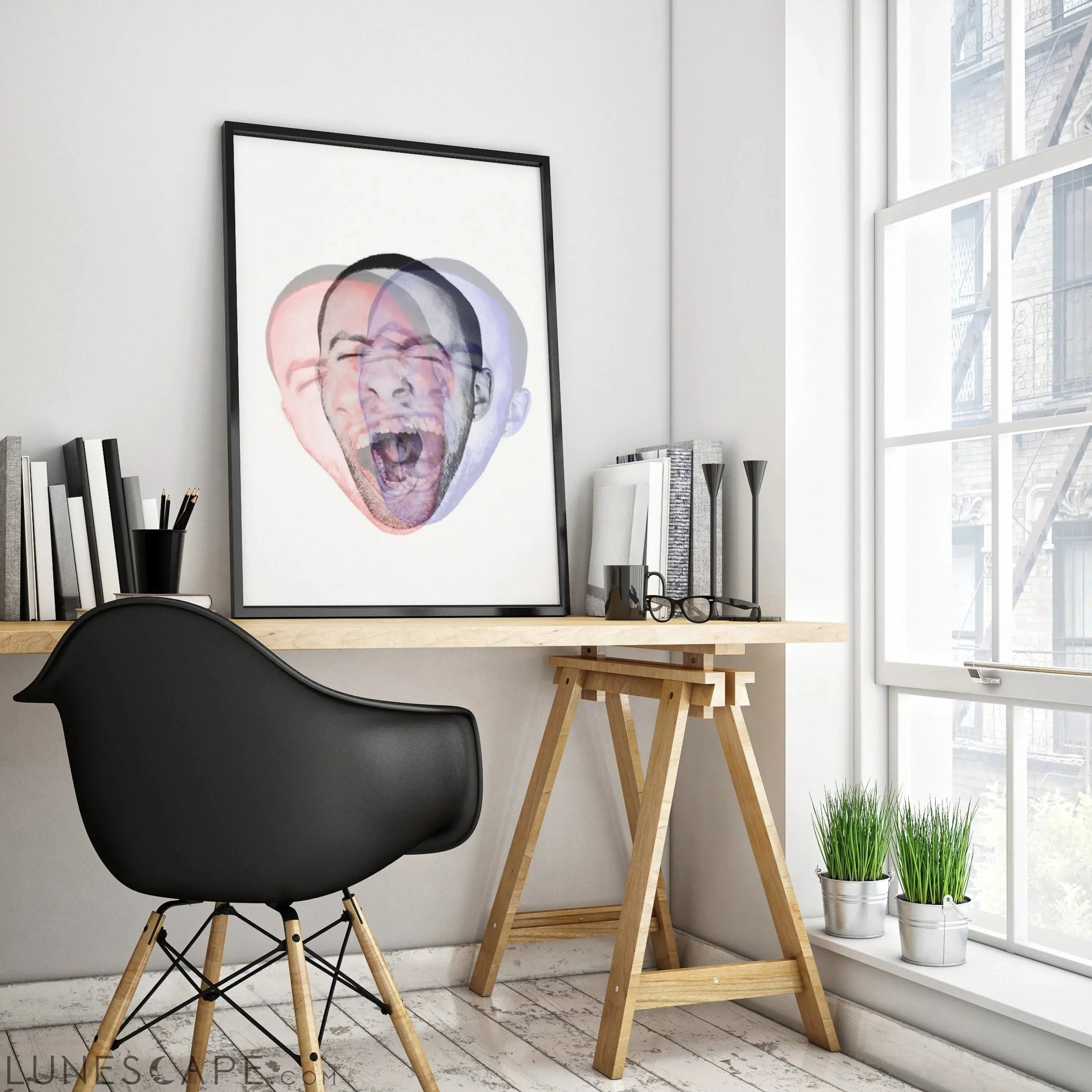 Mac Miller Poster LUNESCAPE