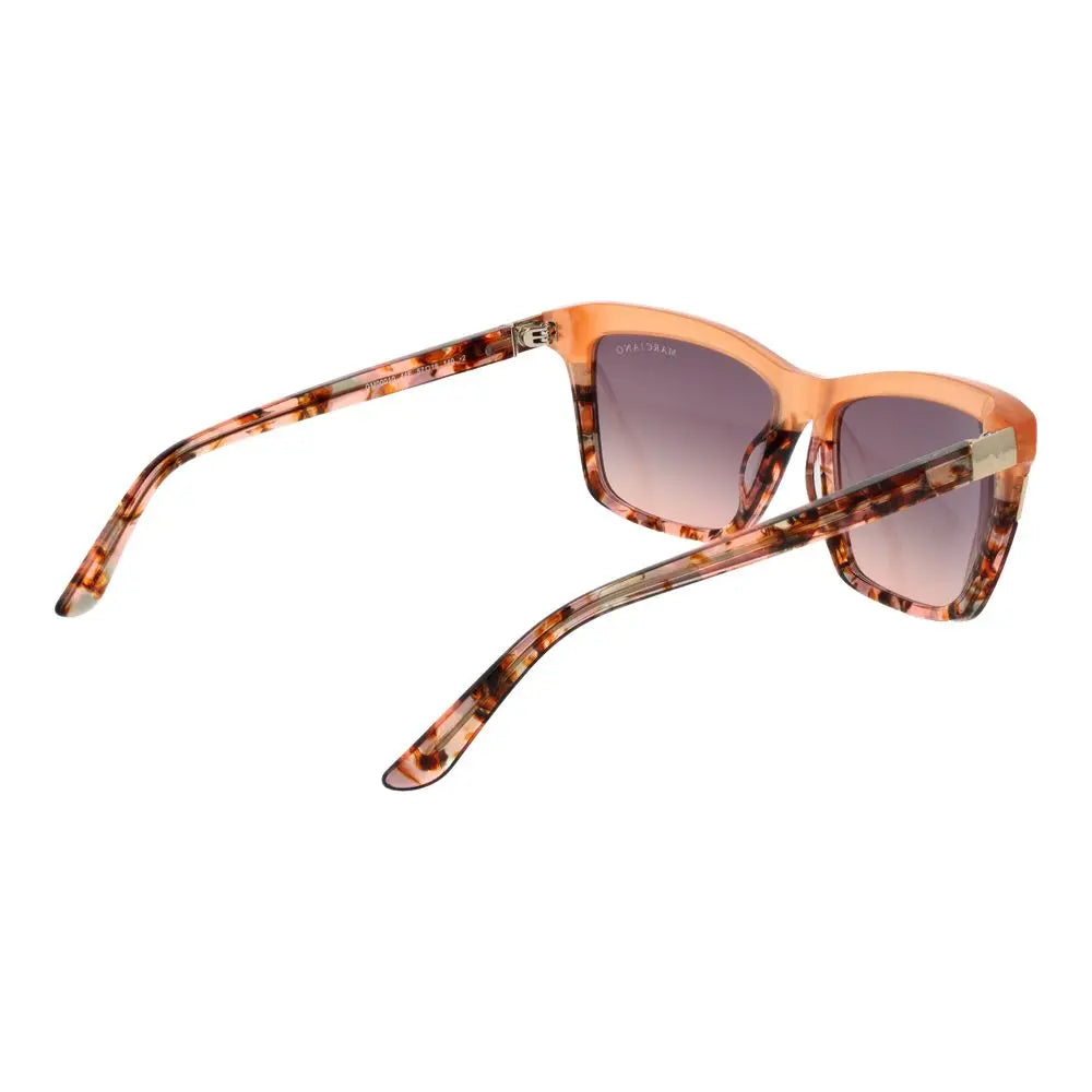 Marciano by Guess Orange Acetate Sunglasses LUNESCAPE