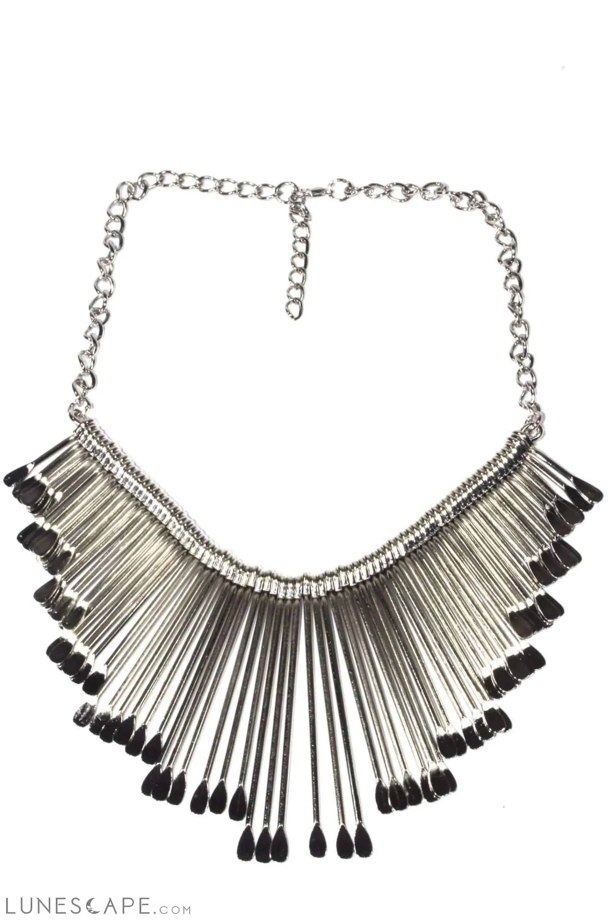 Needle Necklace - Silver LUNESCAPE
