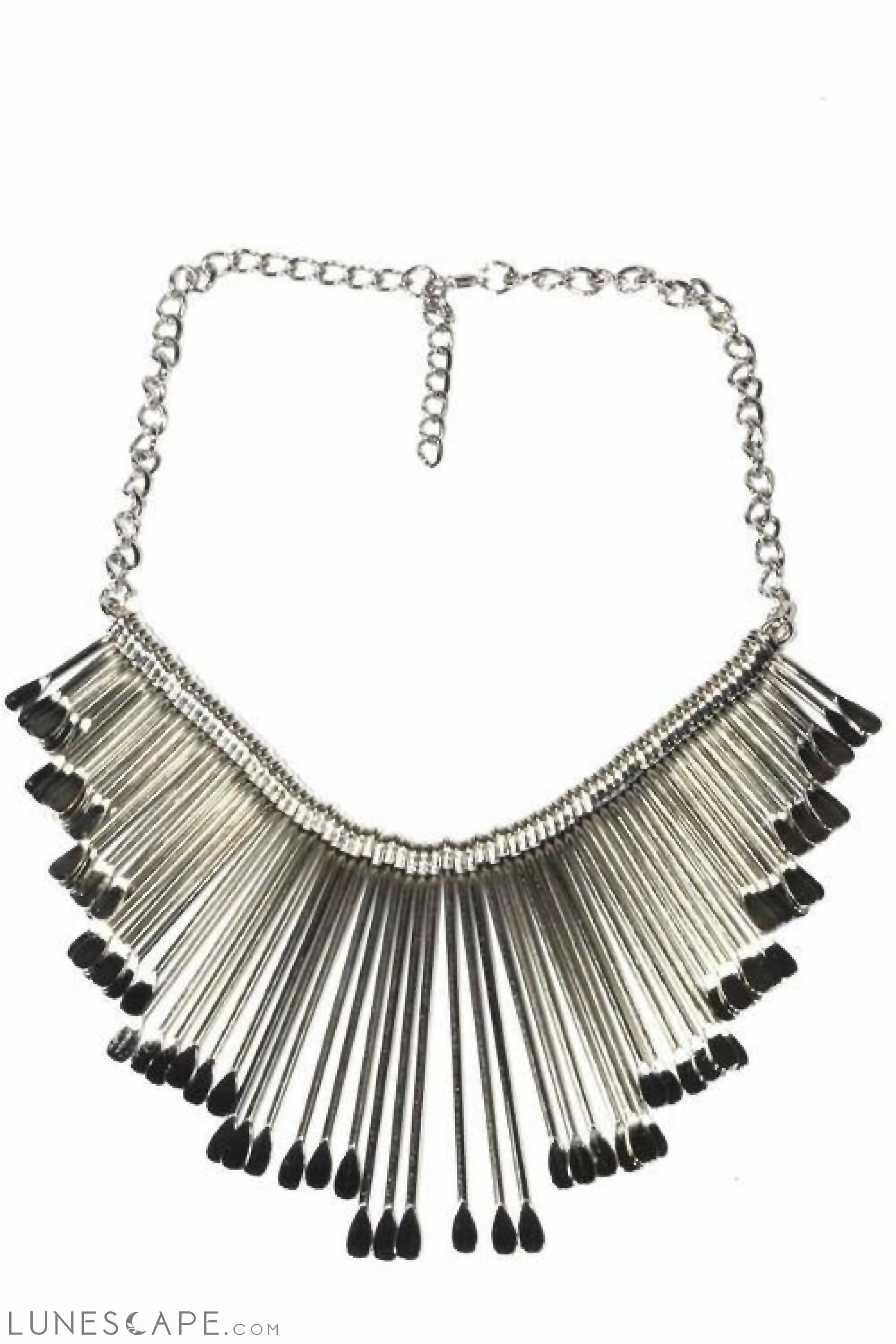 Needle Necklace - Silver LUNESCAPE
