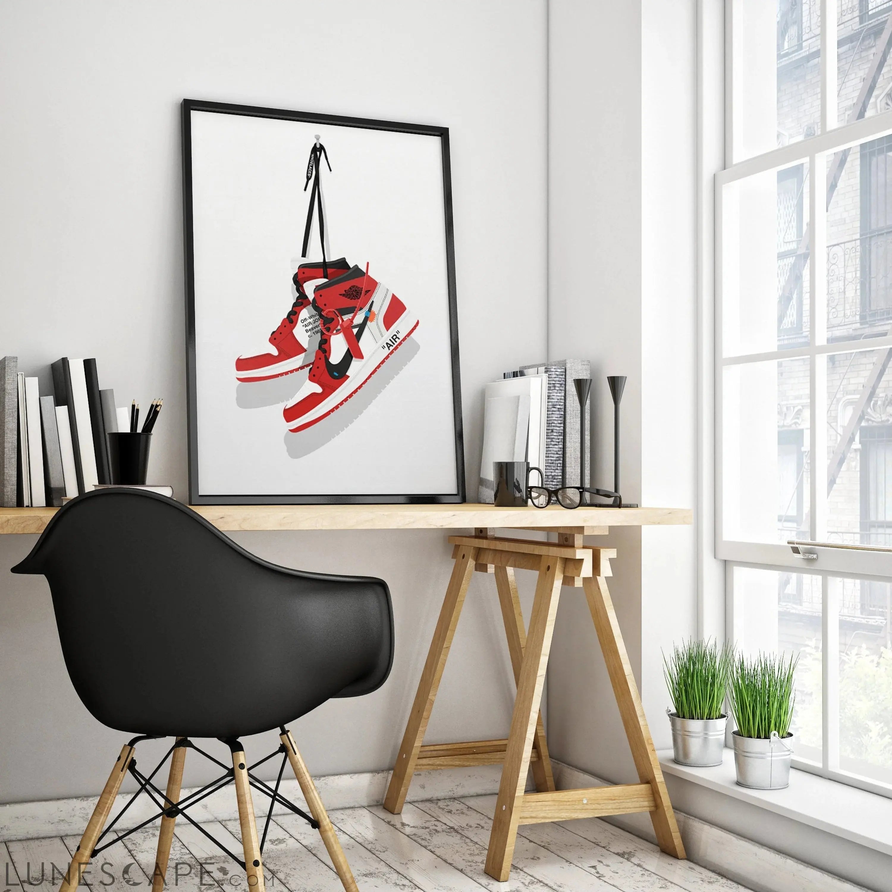 Nike Off White Wall Poster - Multiple Sizes LUNESCAPE