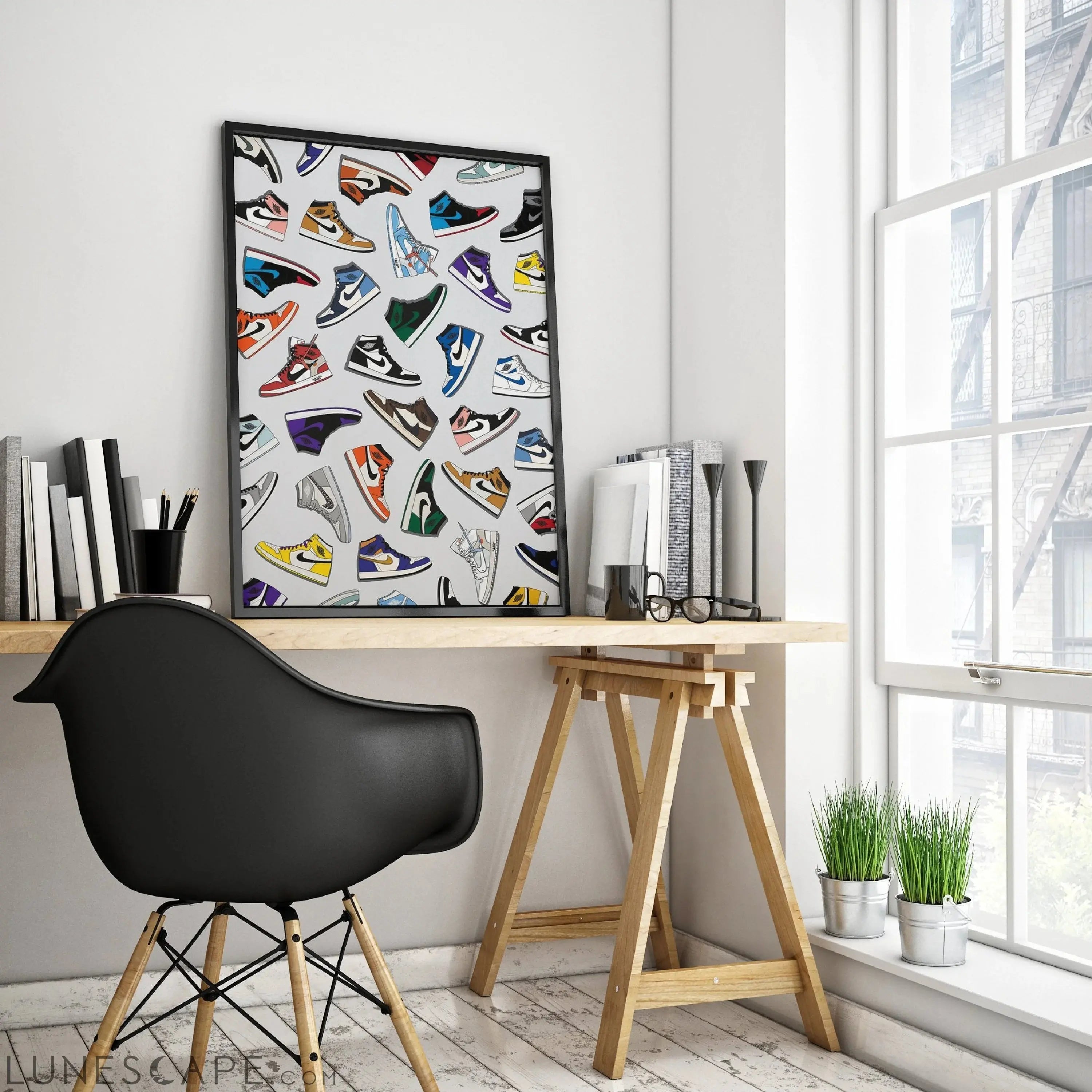 Nike Sneakers Wall Poster - Multiple Sizes LUNESCAPE
