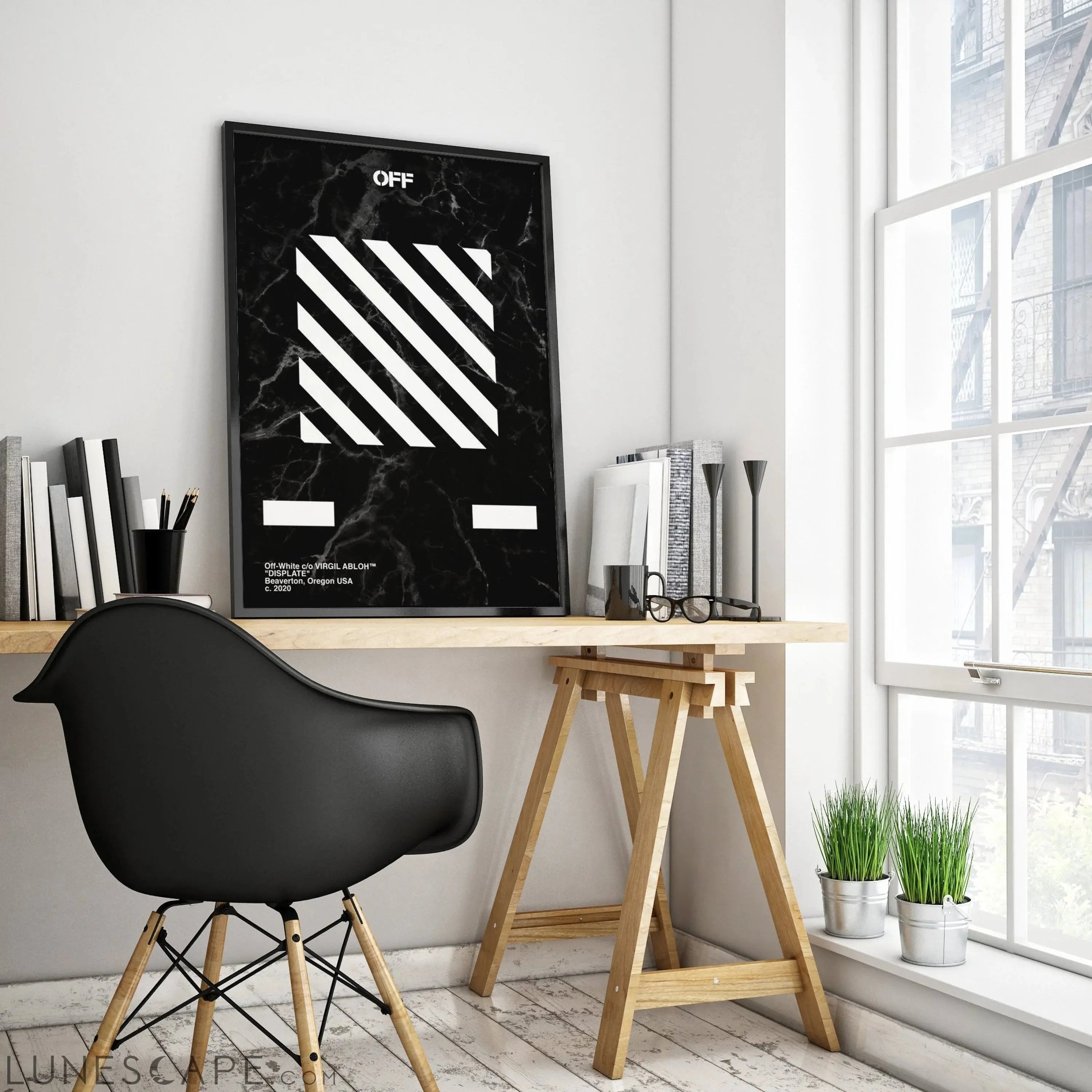 Off-White Poster LUNESCAPE
