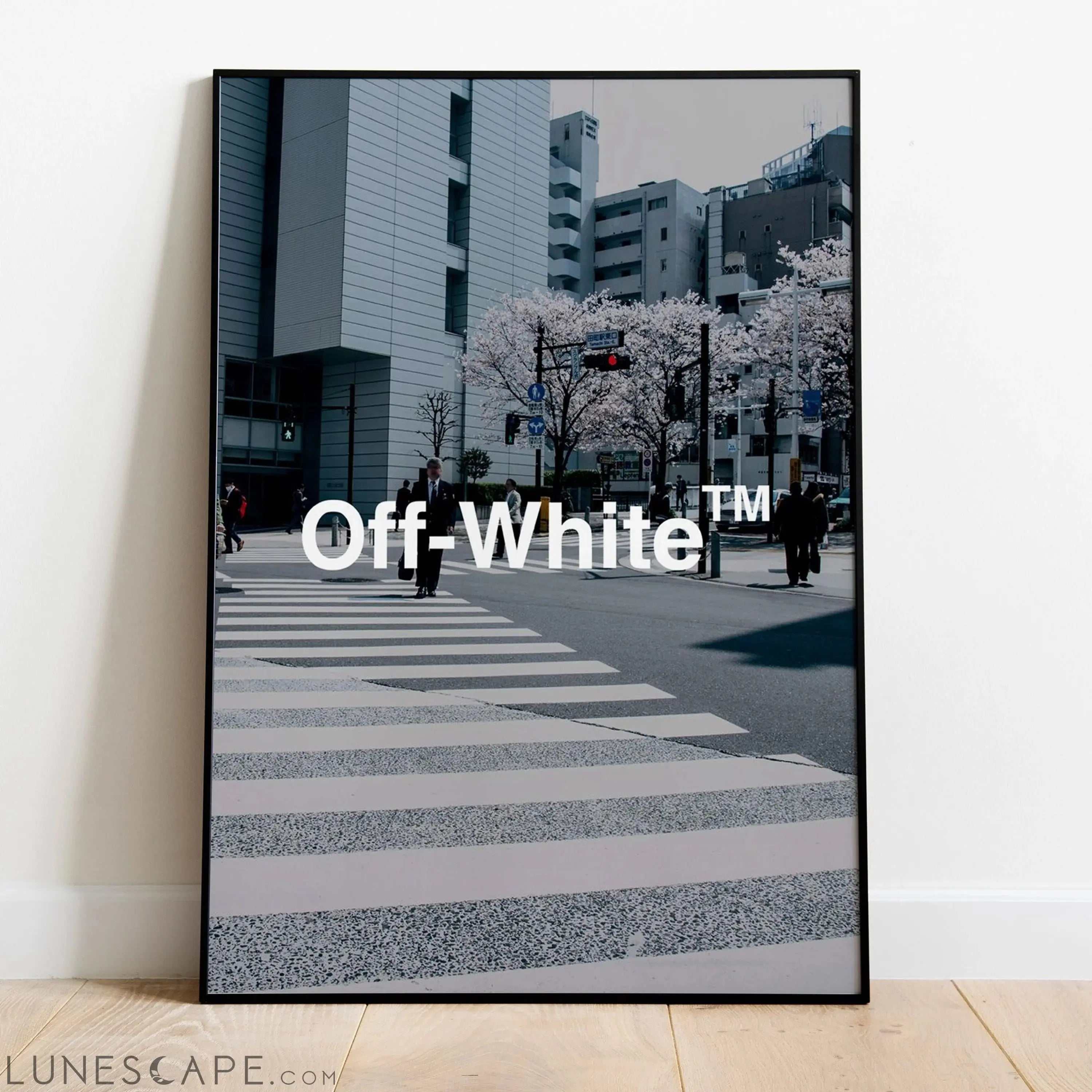 Off-White Wall Poster - Multiple Sizes LUNESCAPE