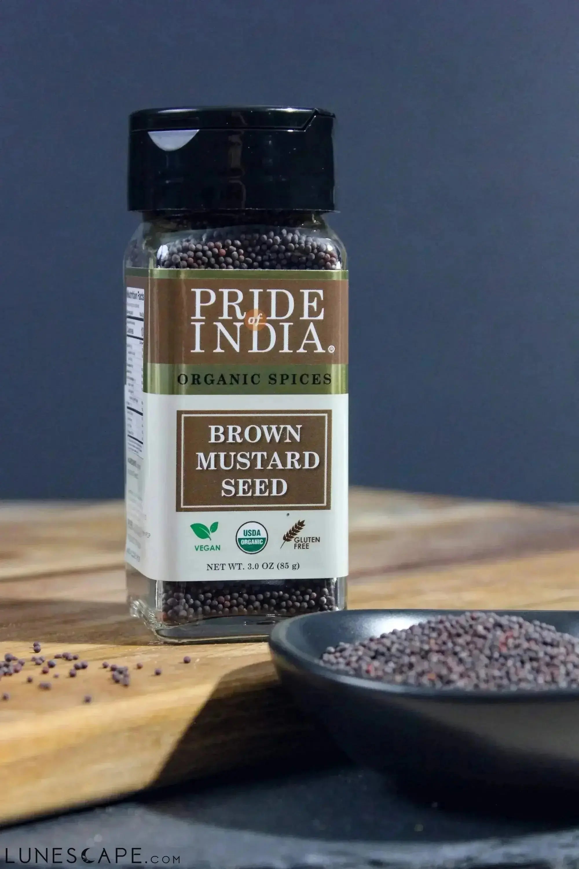 Organic Brown Mustard Seed Whole LUNESCAPE