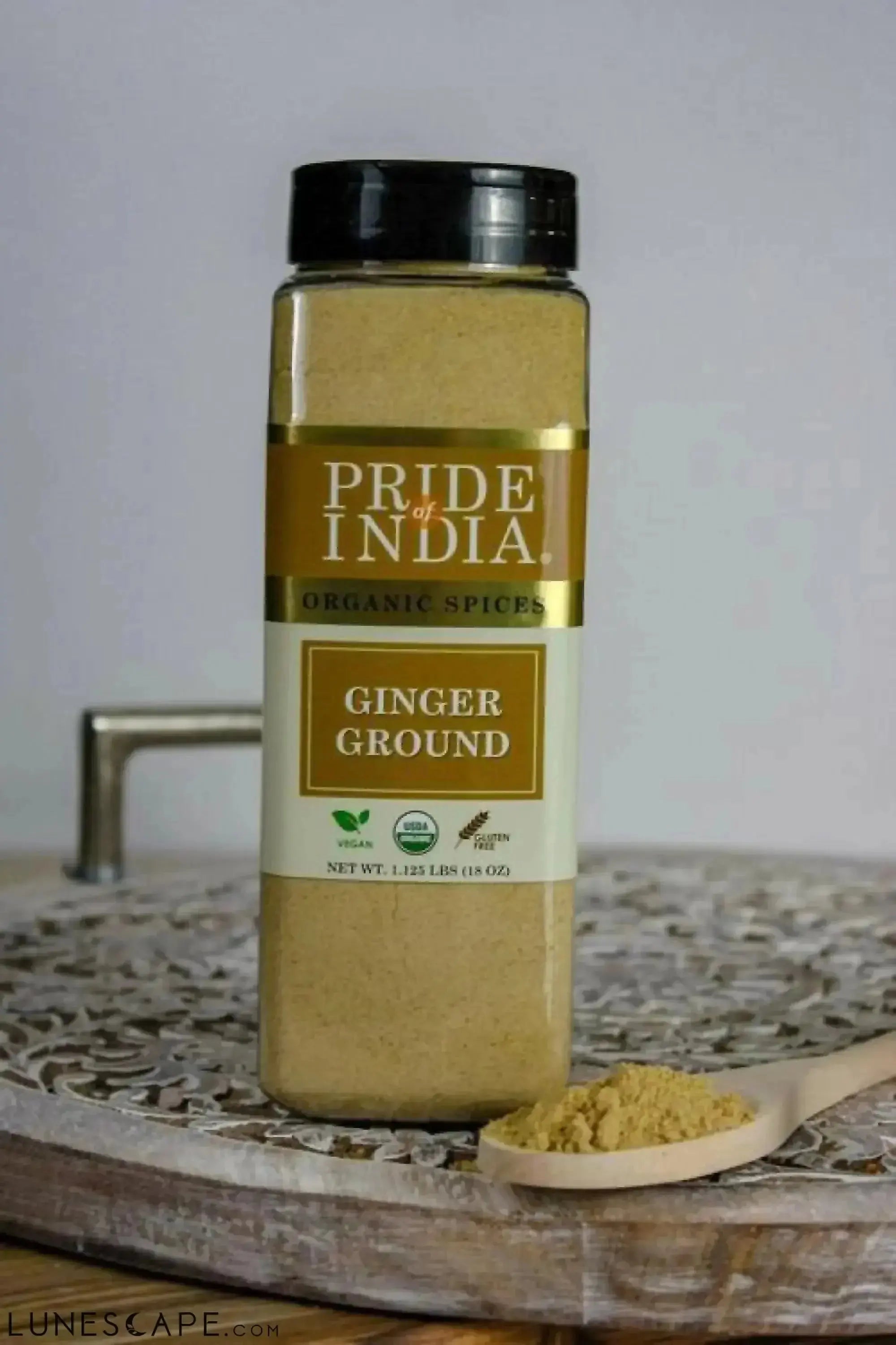 Organic Ginger Fine Ground LUNESCAPE