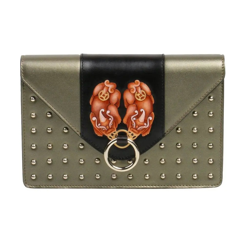 PX (PiXiu) Green Crossbody Clutch LUNESCAPE