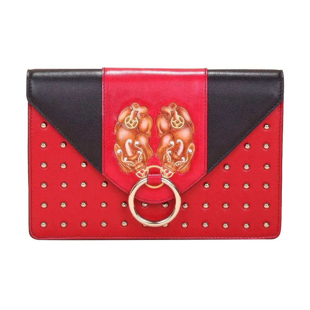 PX (PiXiu) Red Crossbody Clutch LUNESCAPE