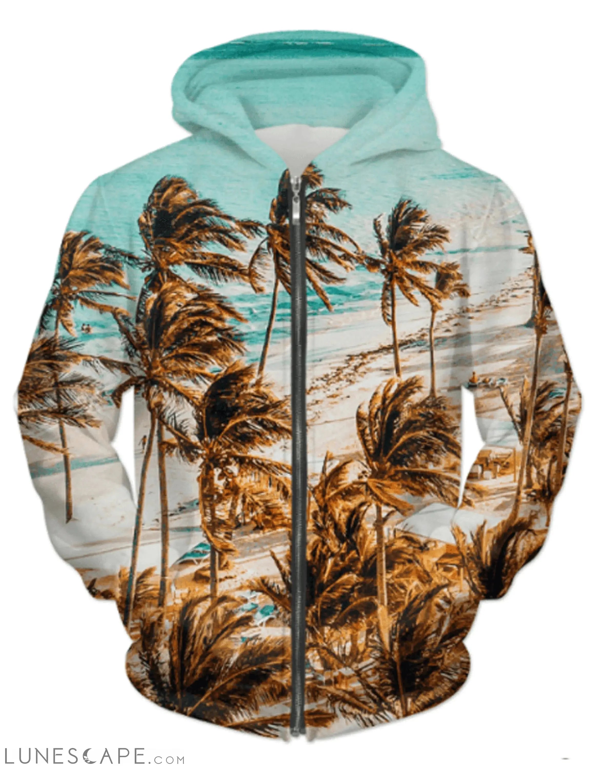 Pacific Sands Zipper Hoodie LUNESCAPE