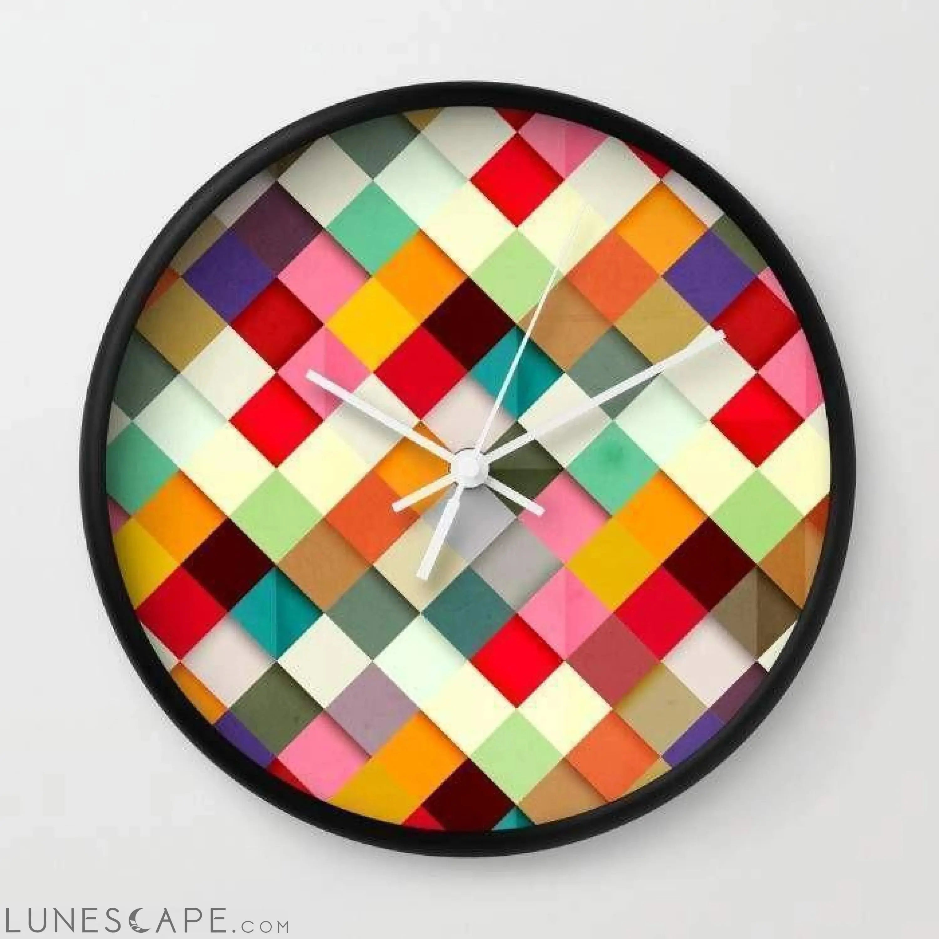 Pass this On Wall clock LUNESCAPE