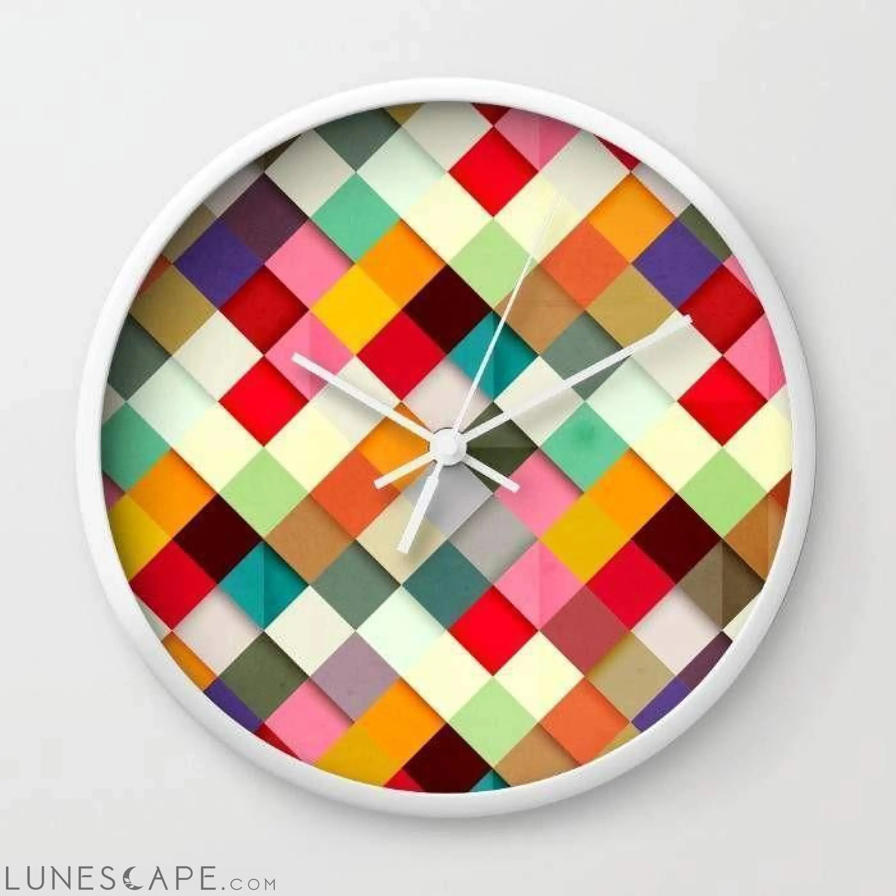 Pass this On Wall clock LUNESCAPE