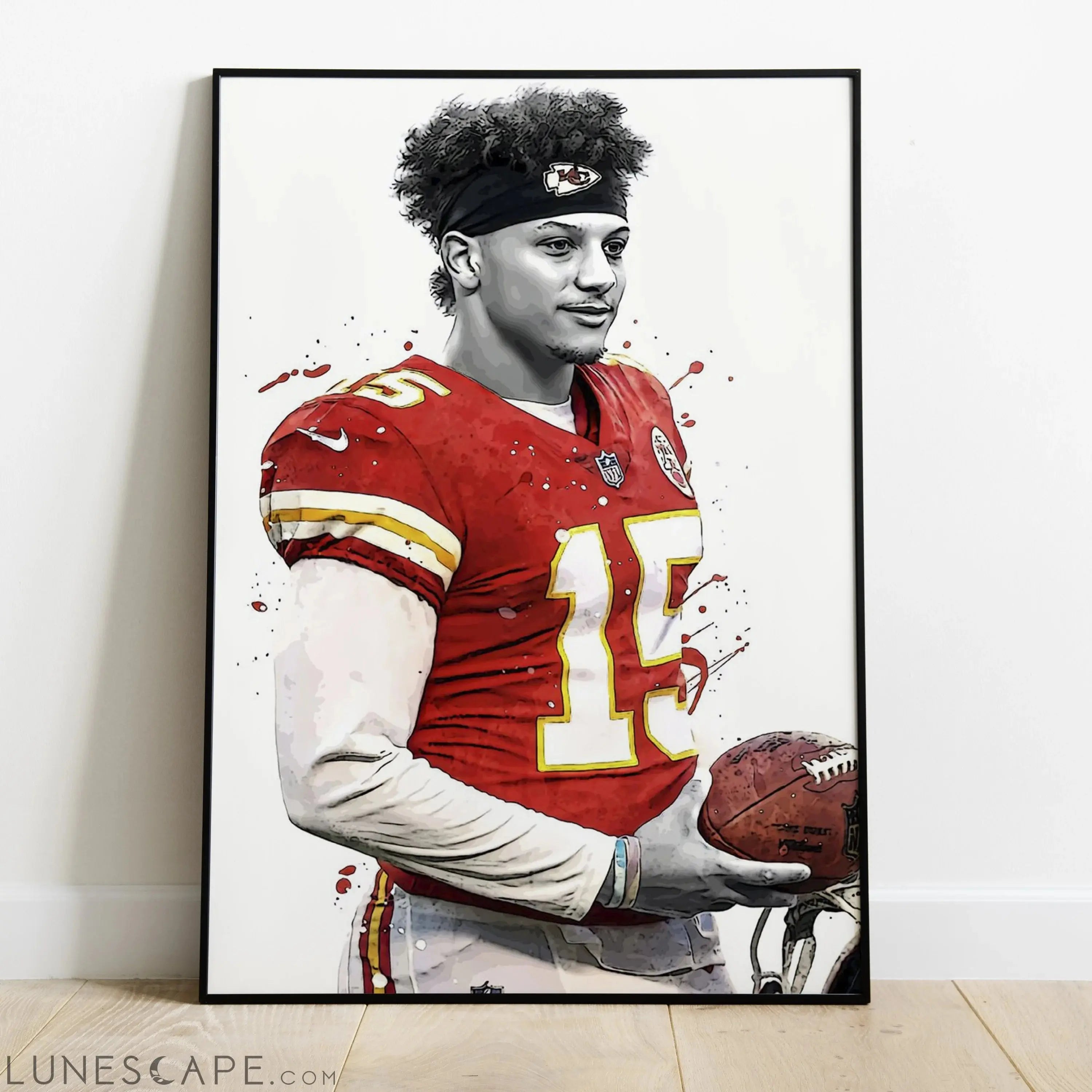 Patrick Mahomes Poster LUNESCAPE