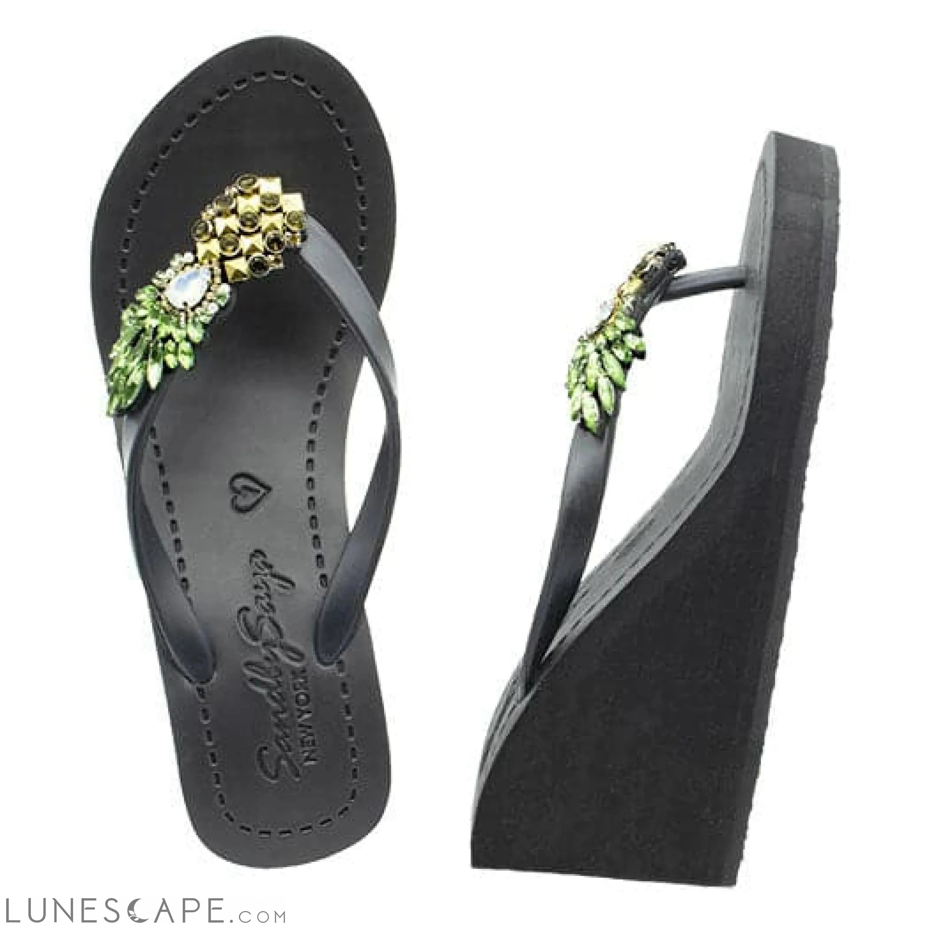 Pineapple - Women's High Wedge LUNESCAPE