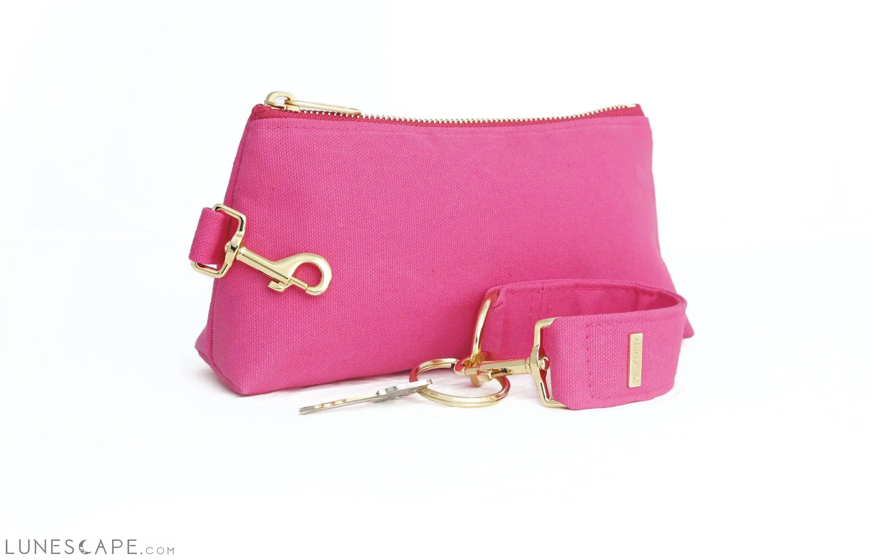 Pink CANVAS 2-Piece WRISTLET SET LUNESCAPE