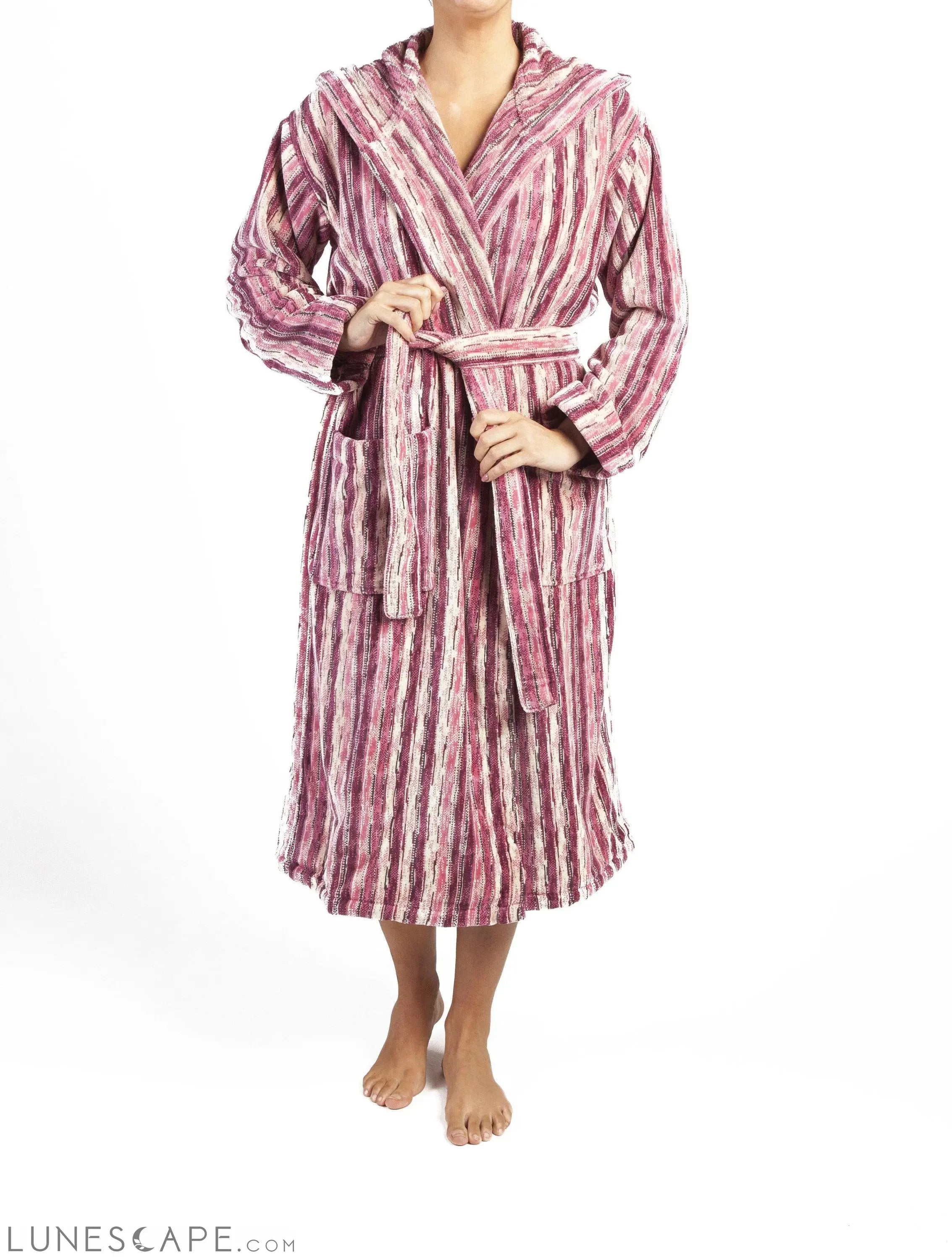 Pink Perth Bath Robe LUNESCAPE