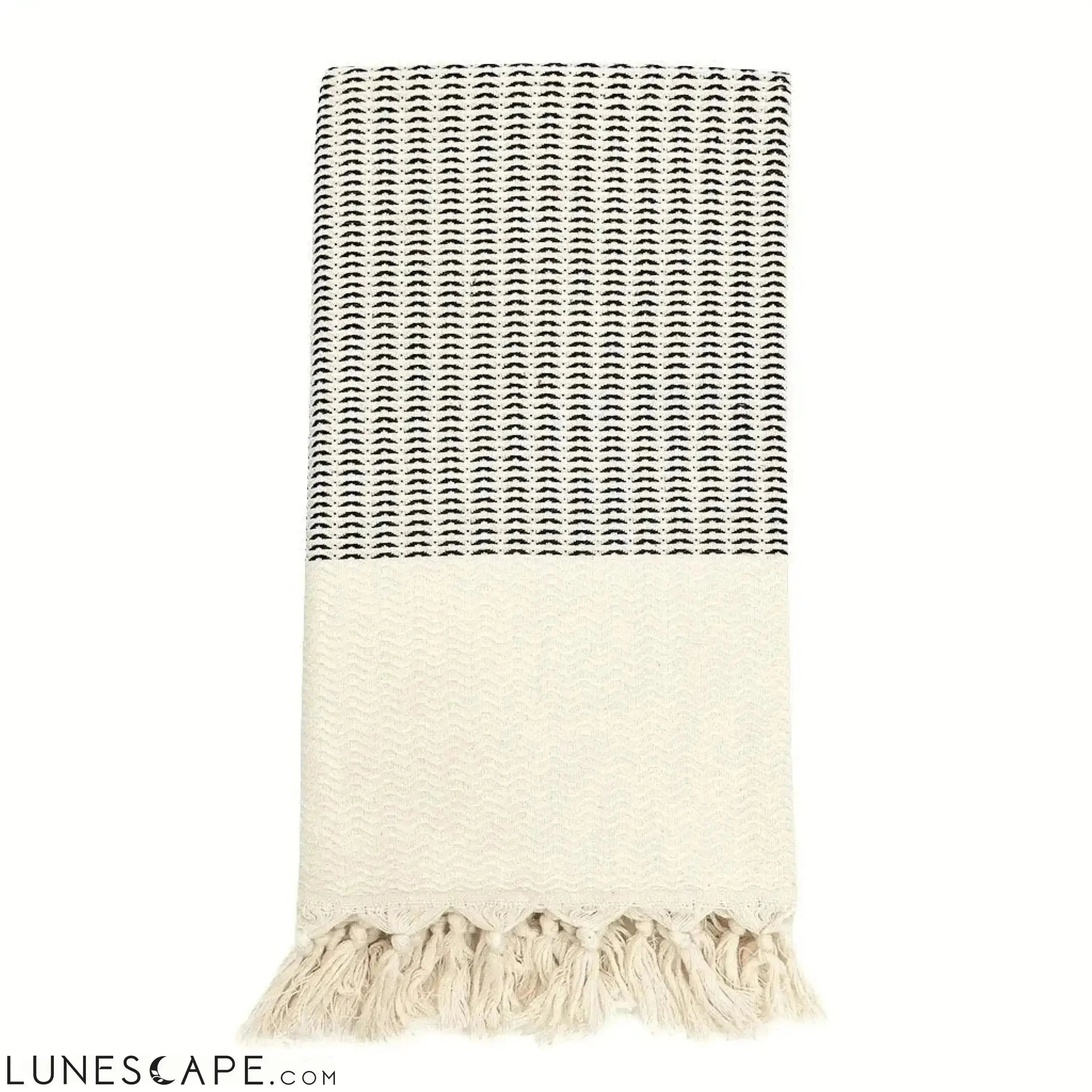 Plush Wavy Turkish Towel LUNESCAPE