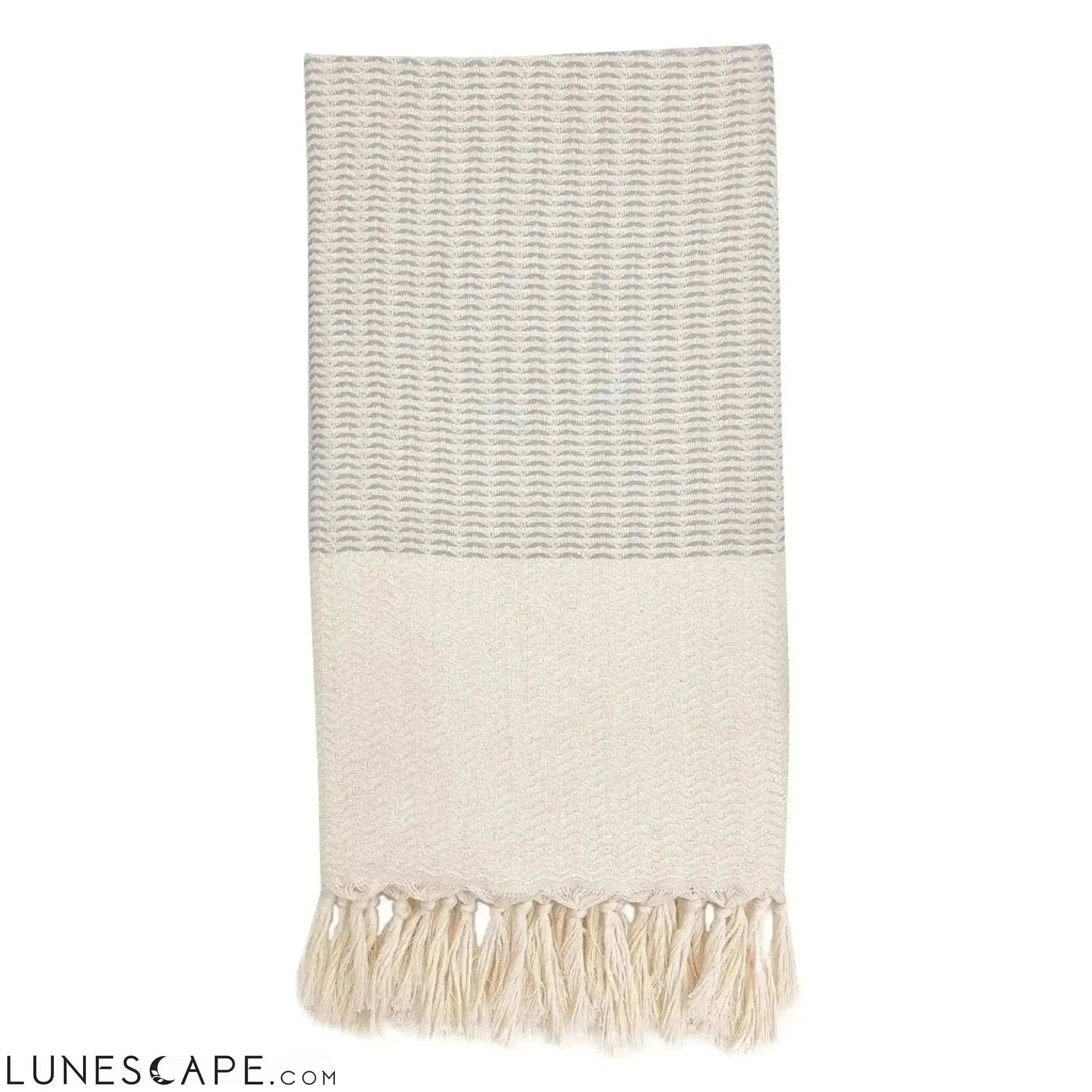 Plush Wavy Turkish Towel LUNESCAPE