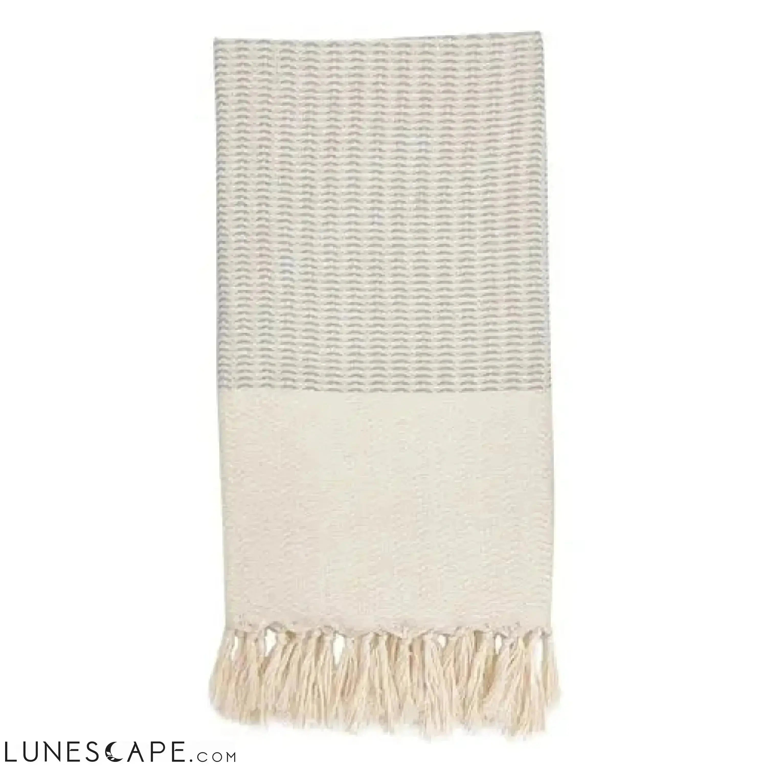Plush Wavy Turkish Towel LUNESCAPE