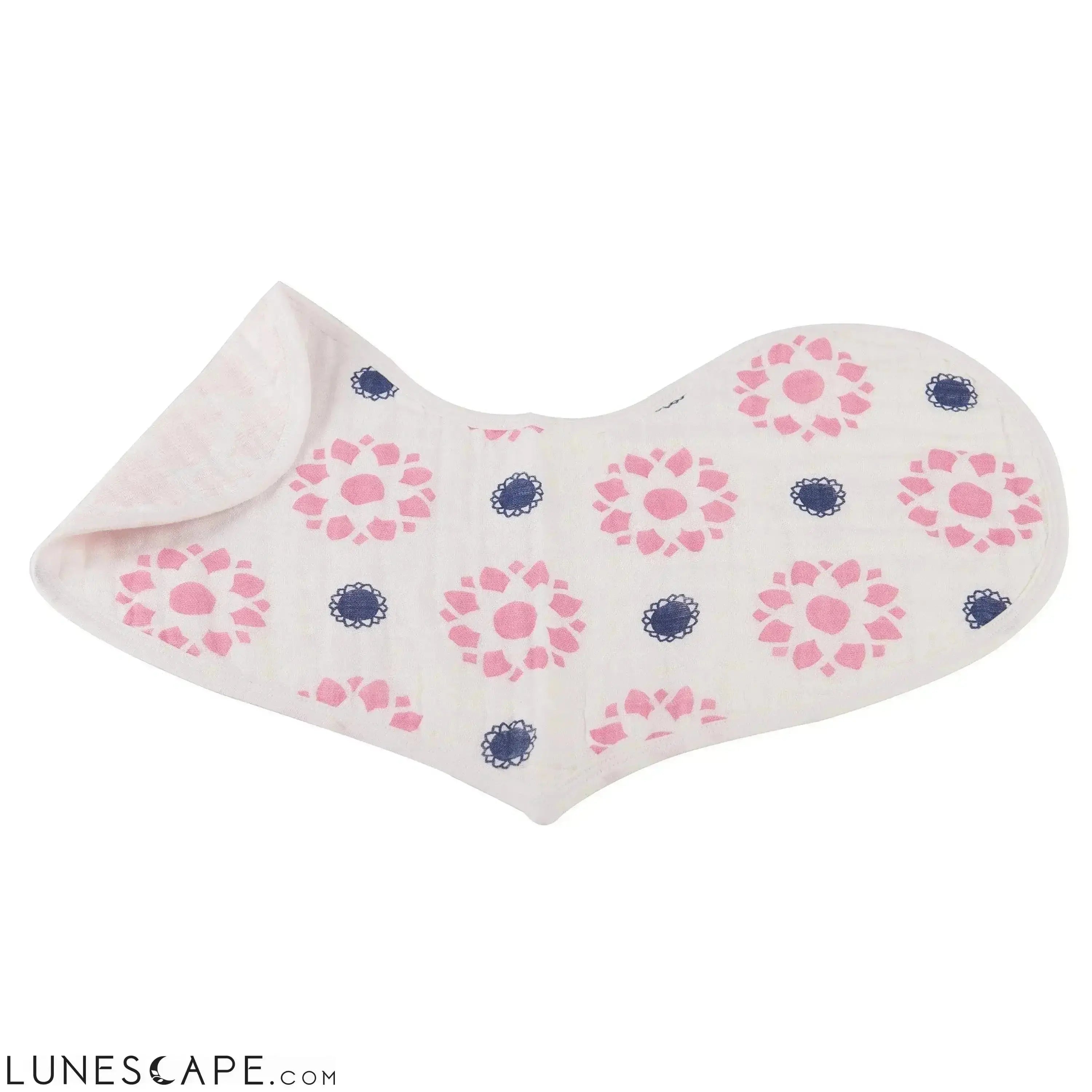 Pop of Pink Heart Bibs - Set of 2 LUNESCAPE