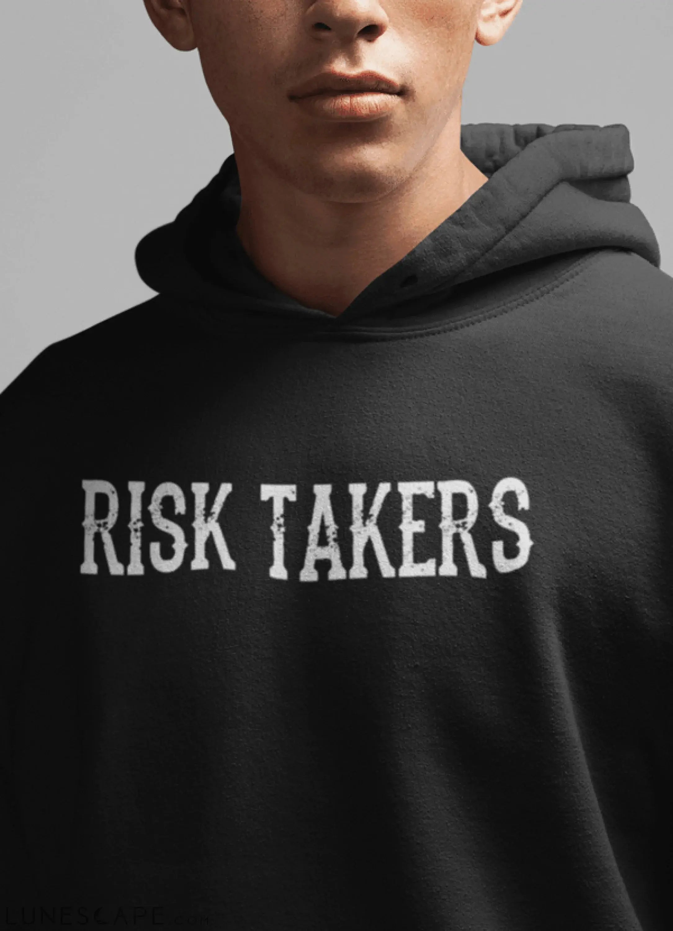 RISK TAKERS HOODED SWEATSHIRT LUNESCAPE