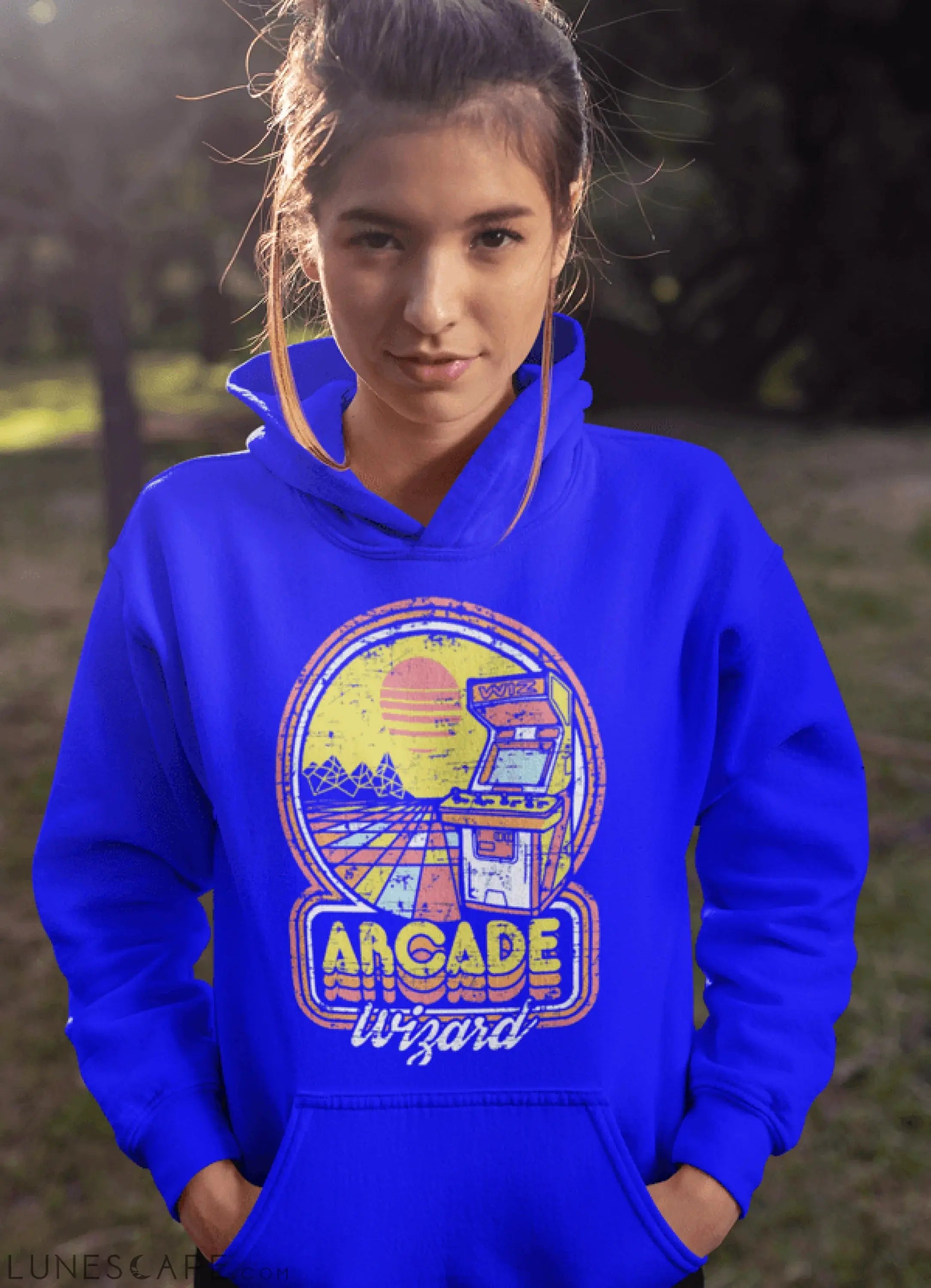 Retro Games Hooded Sweatshirt LUNESCAPE