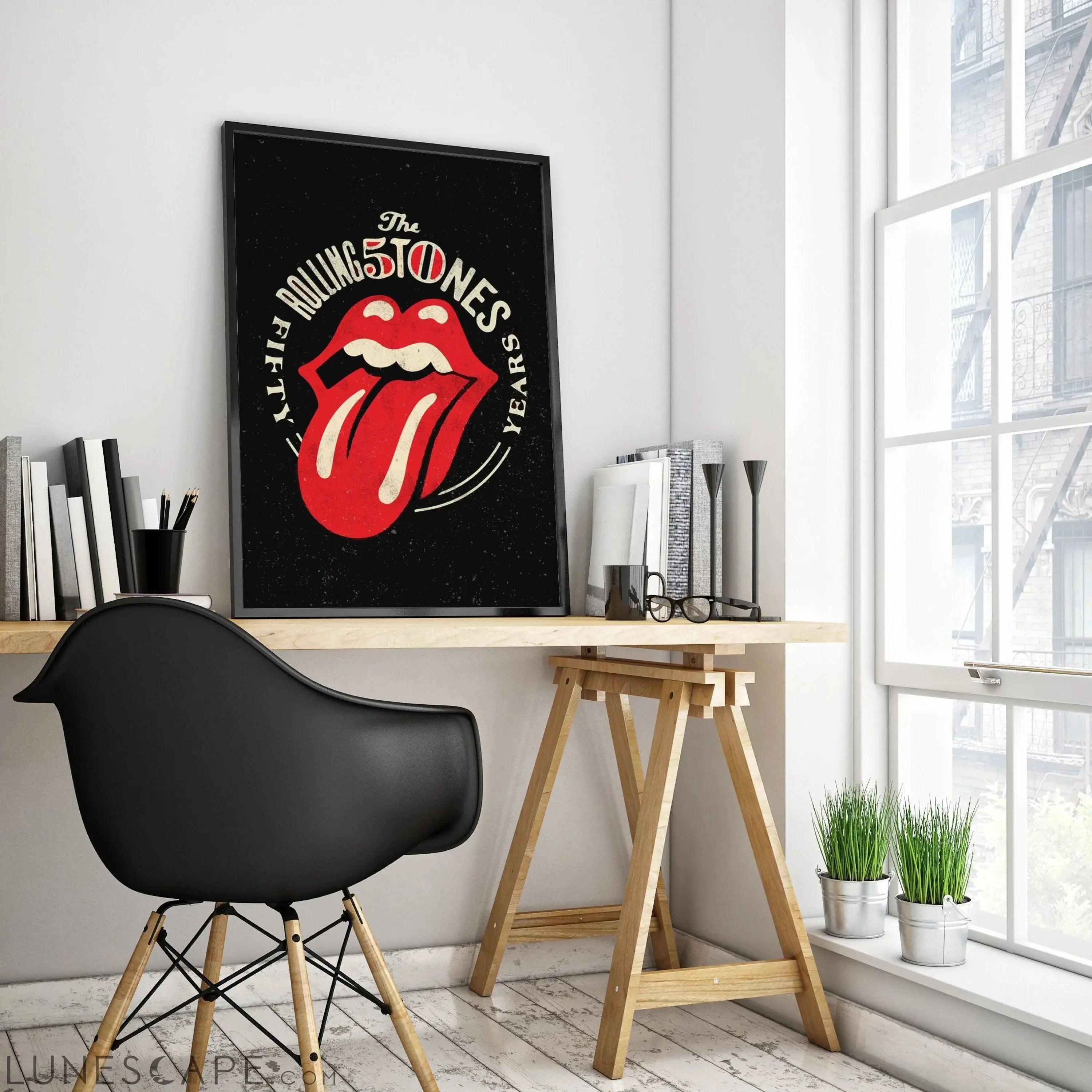 Rolling Stones Poster LUNESCAPE