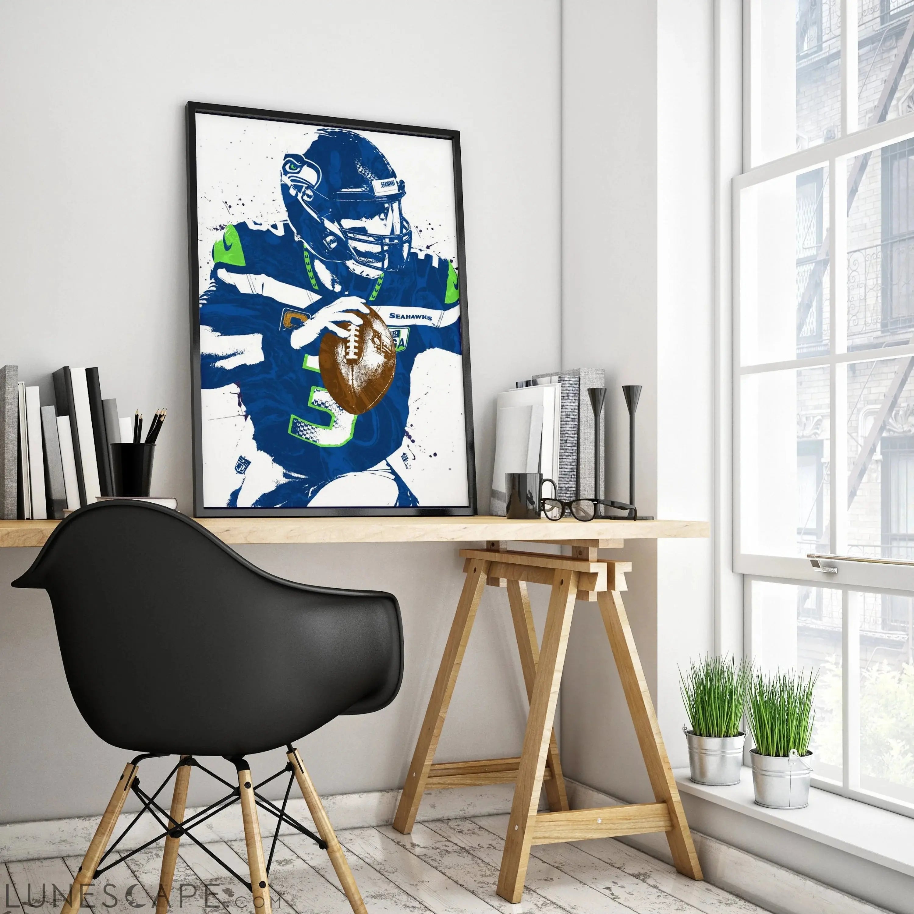 Russell Wilson Poster LUNESCAPE