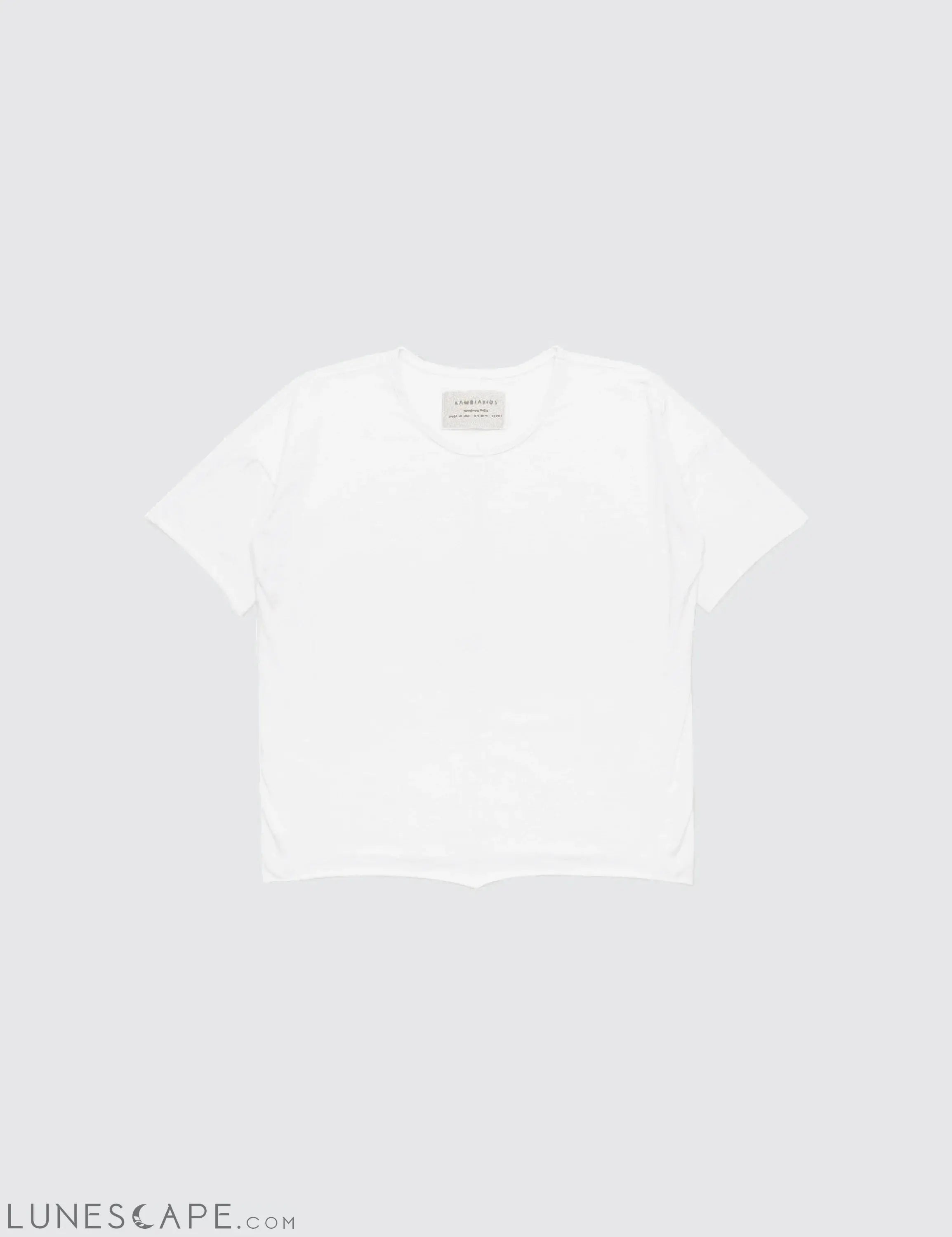 Short Sleeve Tee - White LUNESCAPE