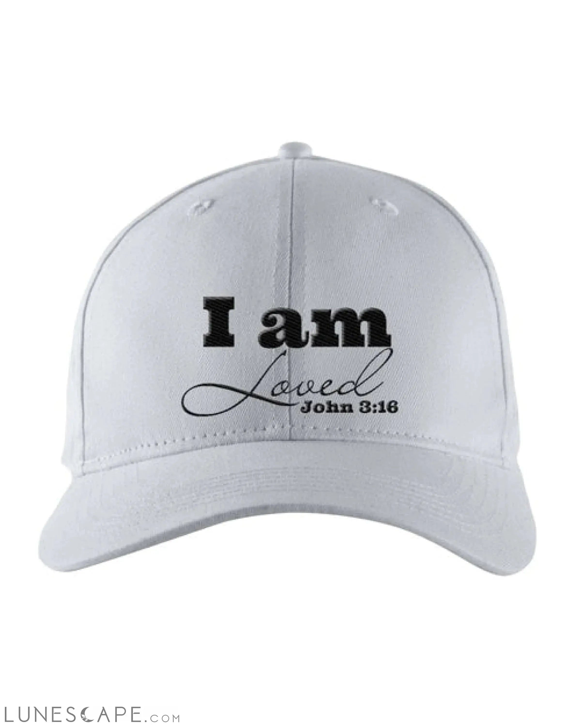 Snapback Cap - Embroidered / Trucker Hat / i Am Loved - John 3:16 LUNESCAPE
