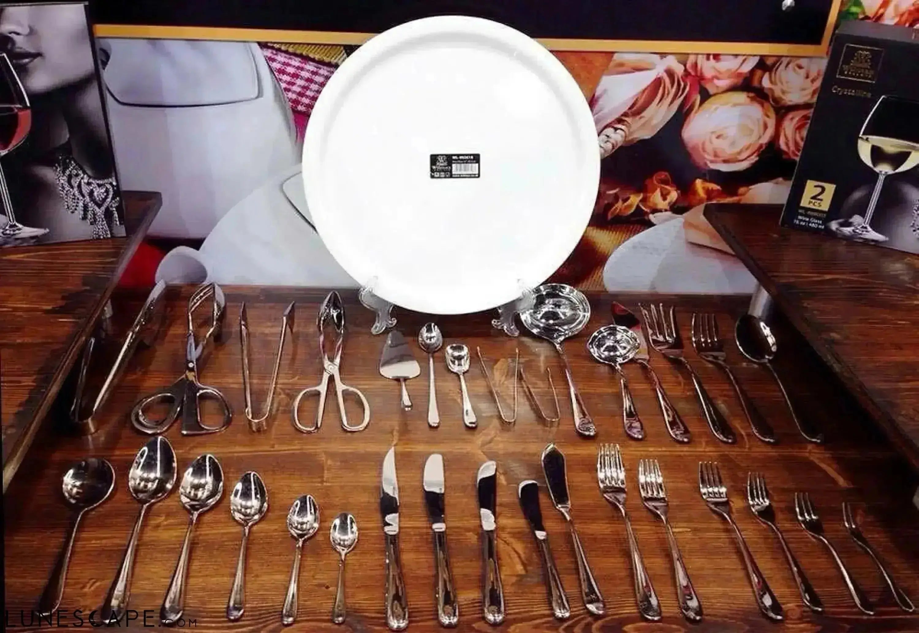 Stainless Steel Fish Serving Knife LUNESCAPE
