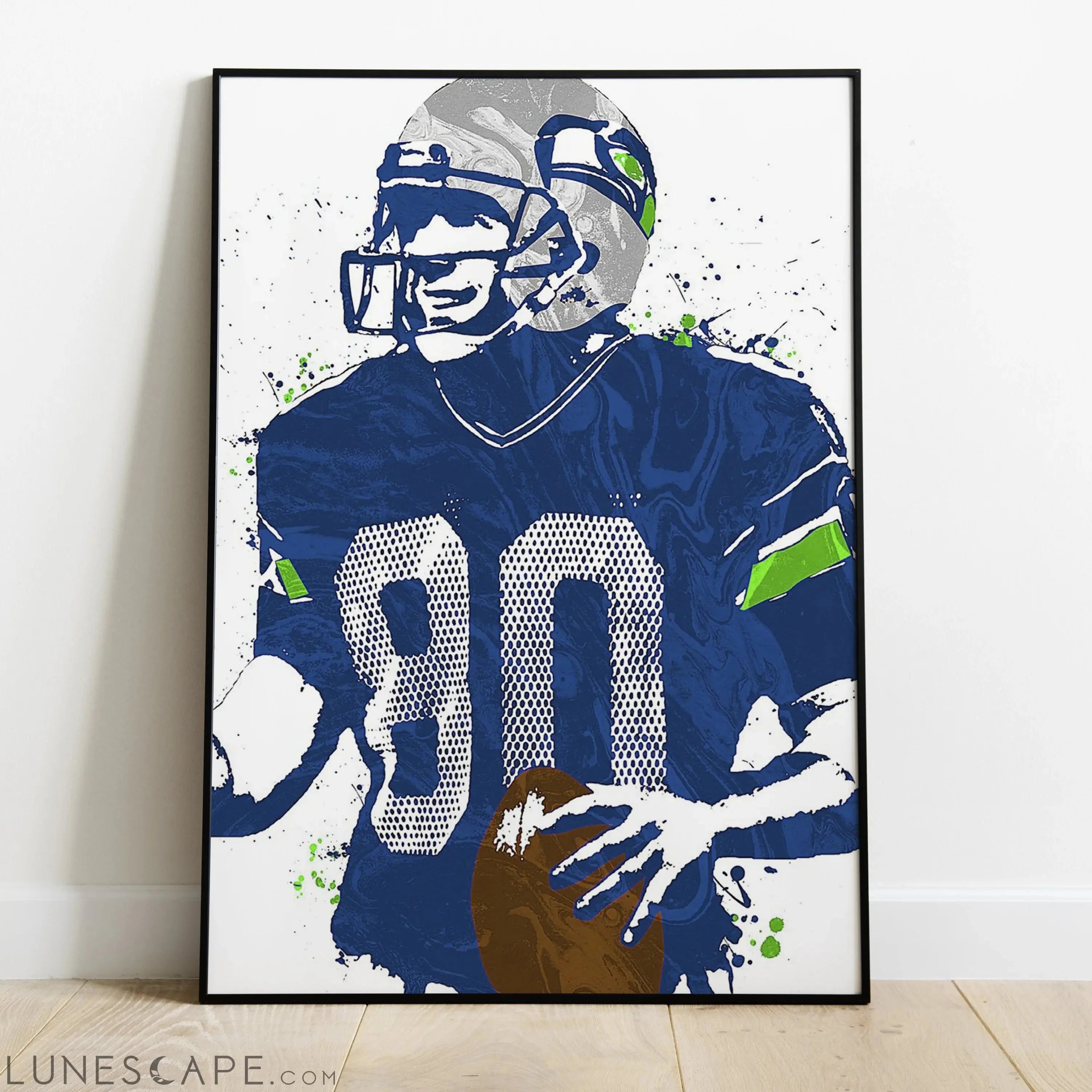 Steve Largent Wall Poster - Multiple Sizes LUNESCAPE