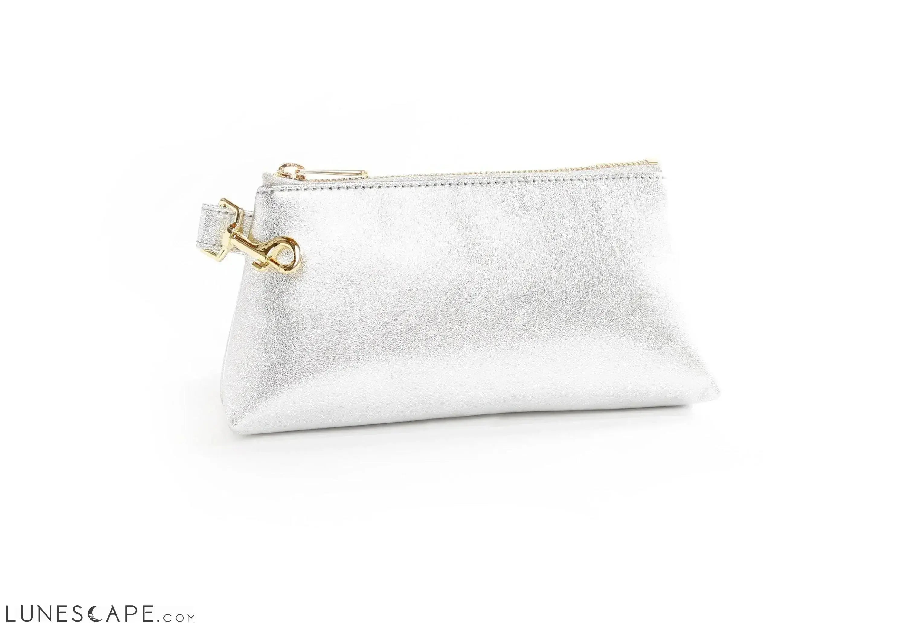 Stunning Silver PREMIUM LEATHER Bag LUNESCAPE