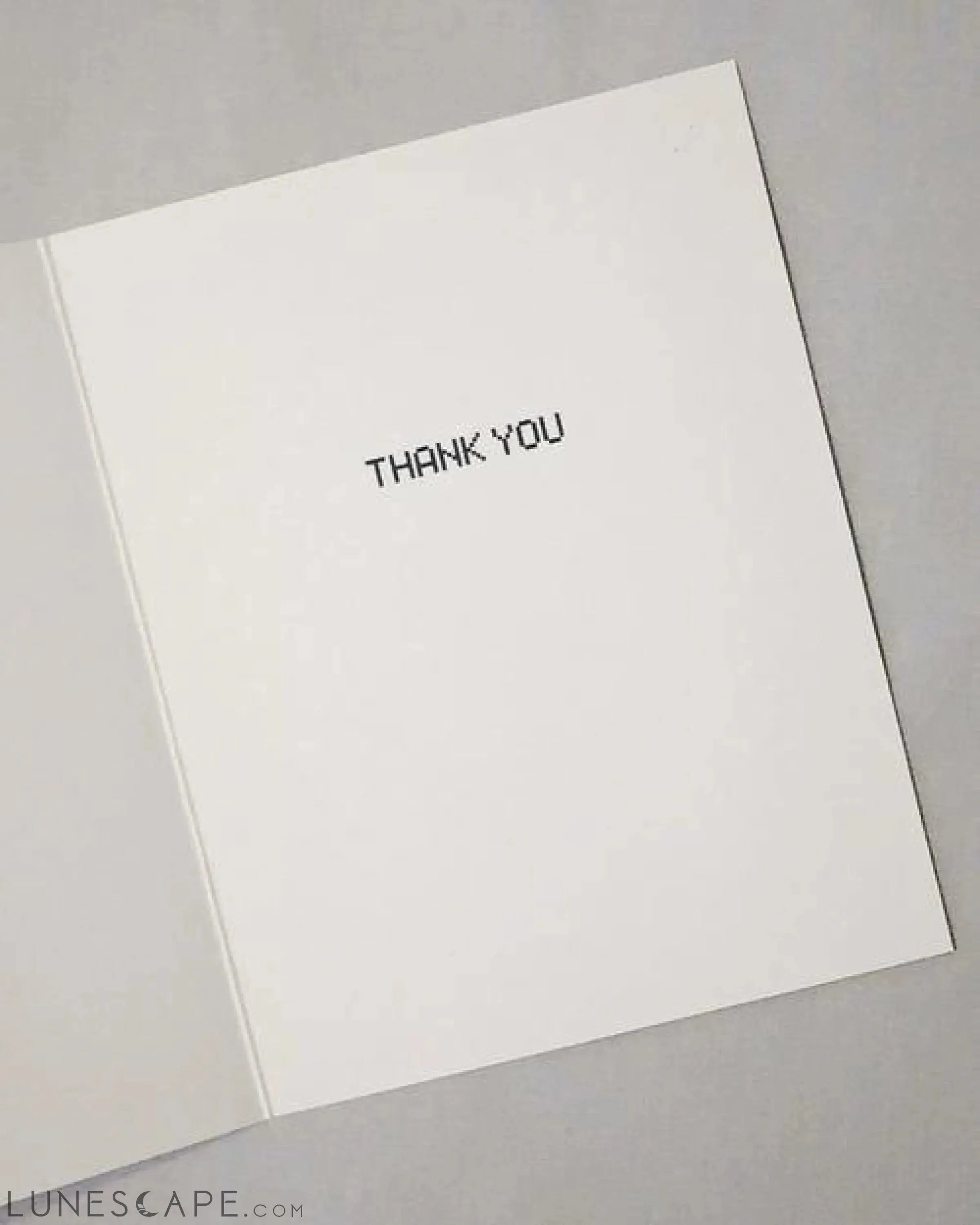 Thank You Binary Code Card LUNESCAPE